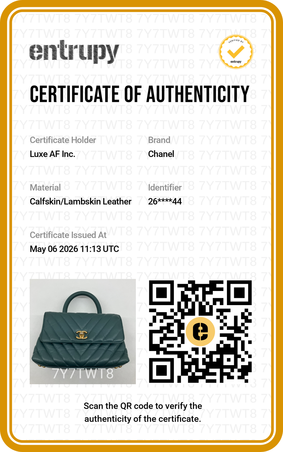 Chanel CoCo Handle Blue Chevron Quilted Leather Small Size Handle Bag With Gold Buckle(26***44) CC1865