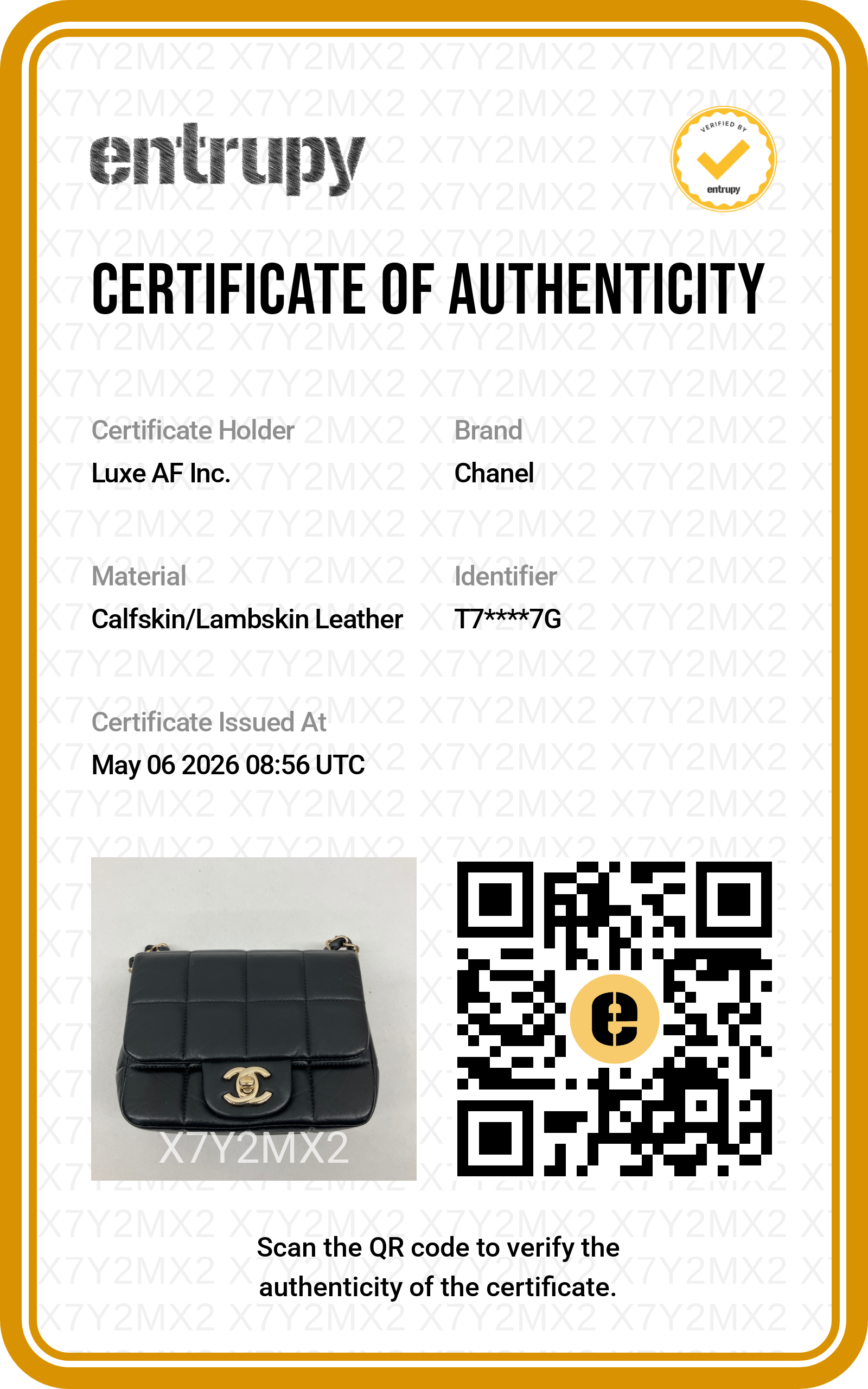 Chanel 23C Black Chocolate Bar Square Flap Bag With Dice Charms(T7***7G) IRIS200