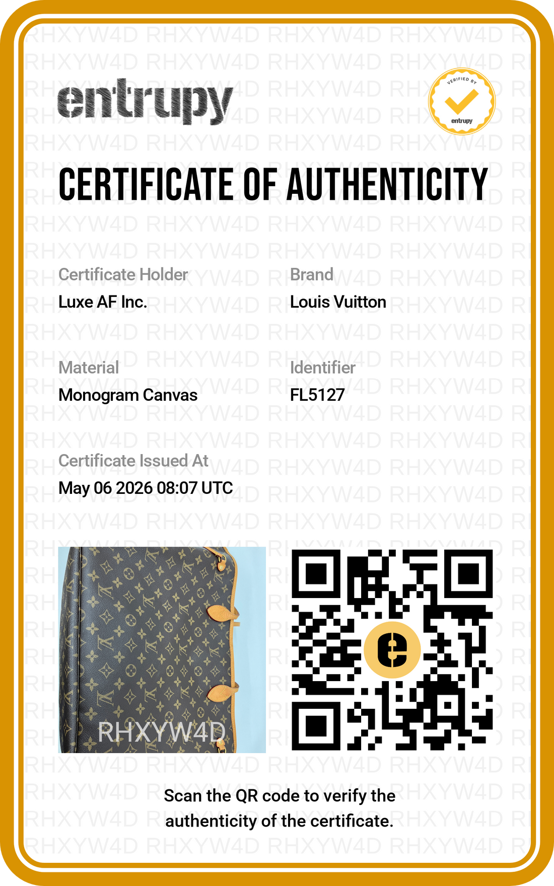 Louis Vuitton Neverfull GM Monogram Canvas Handle Bag LV2712