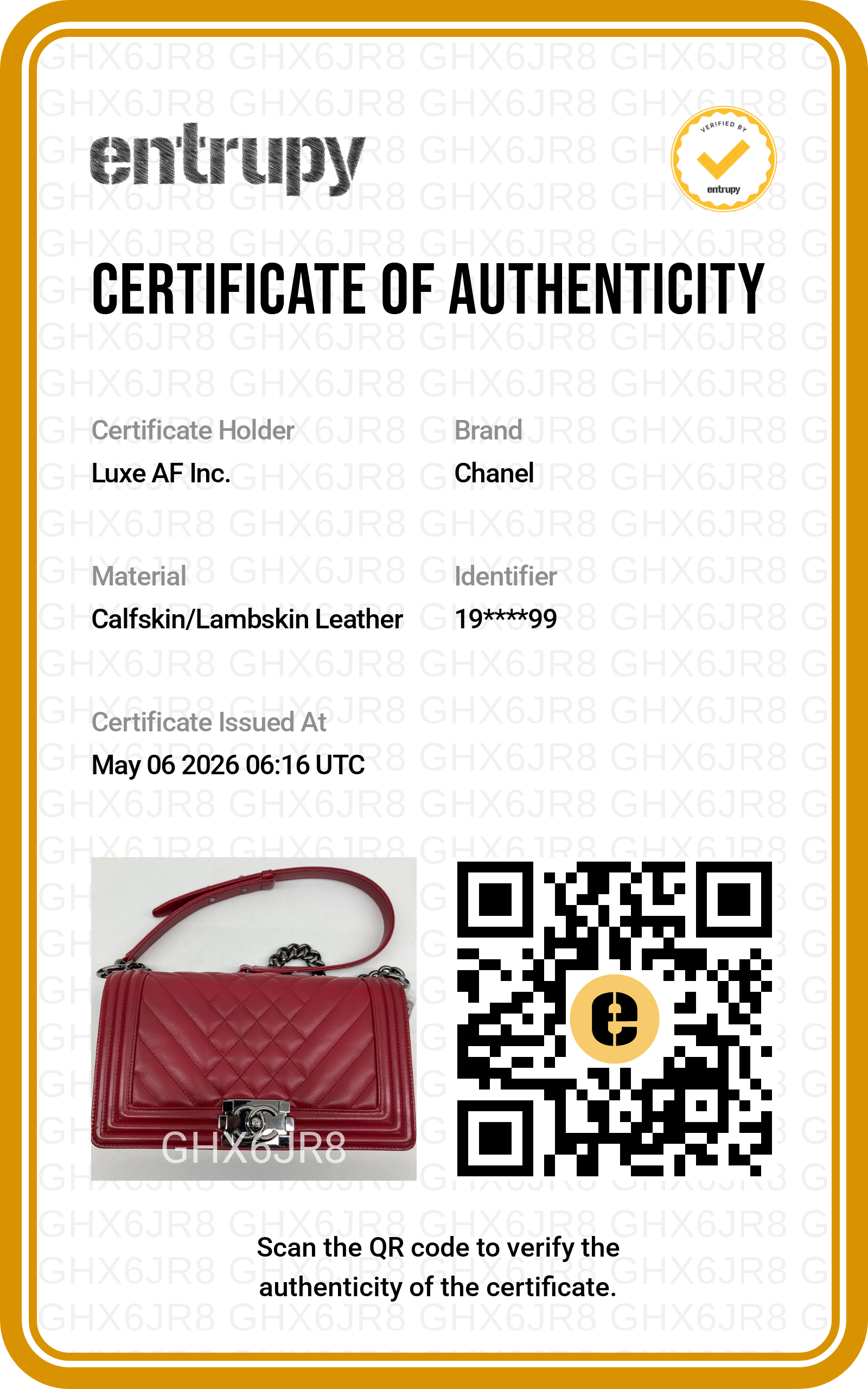 Chanel LeBoy Red Quilted Leather Flap Bag With Silver Buckle(19***99) CC1854