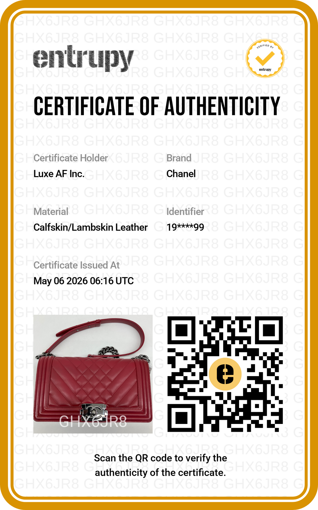 Chanel LeBoy Red Quilted Leather Flap Bag With Silver Buckle(19***99) CC1854