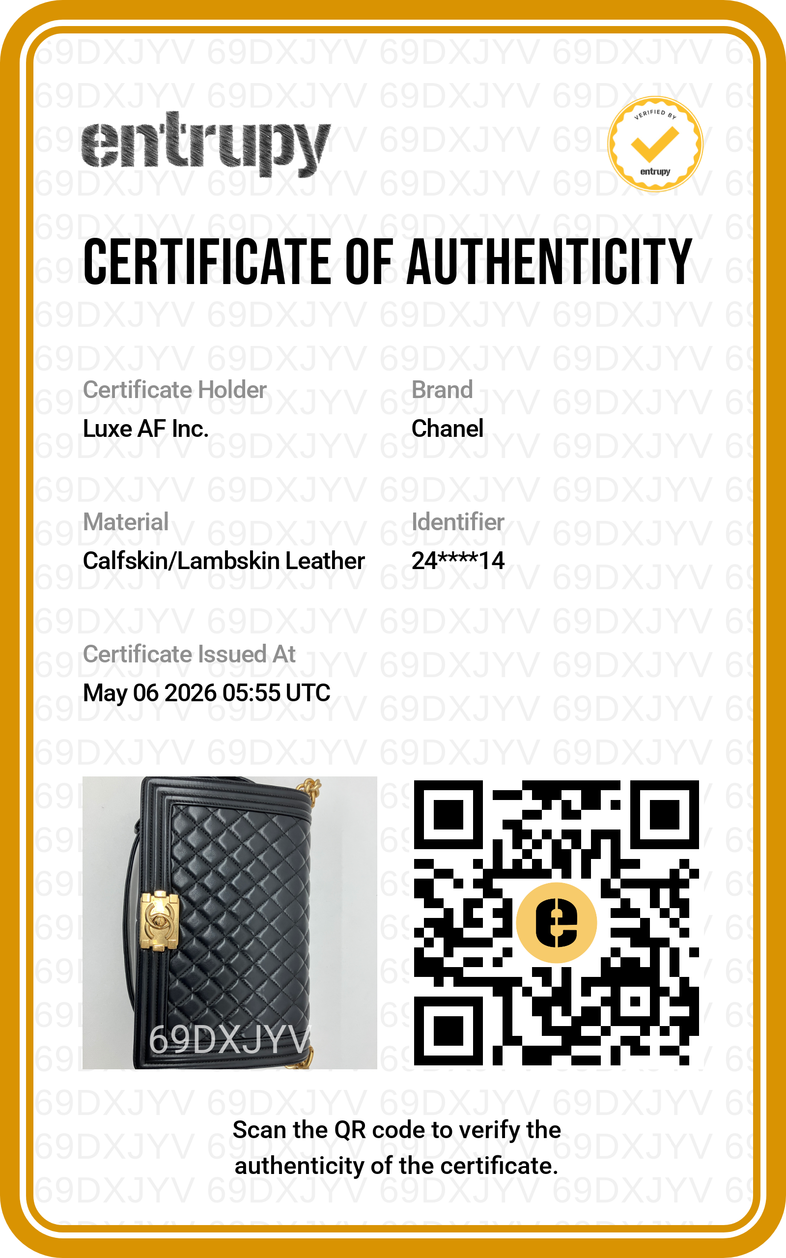 Chanel LeBoy Black Quilted Lambskin Flap Bag With Gold Buckle(24***14) CC1895