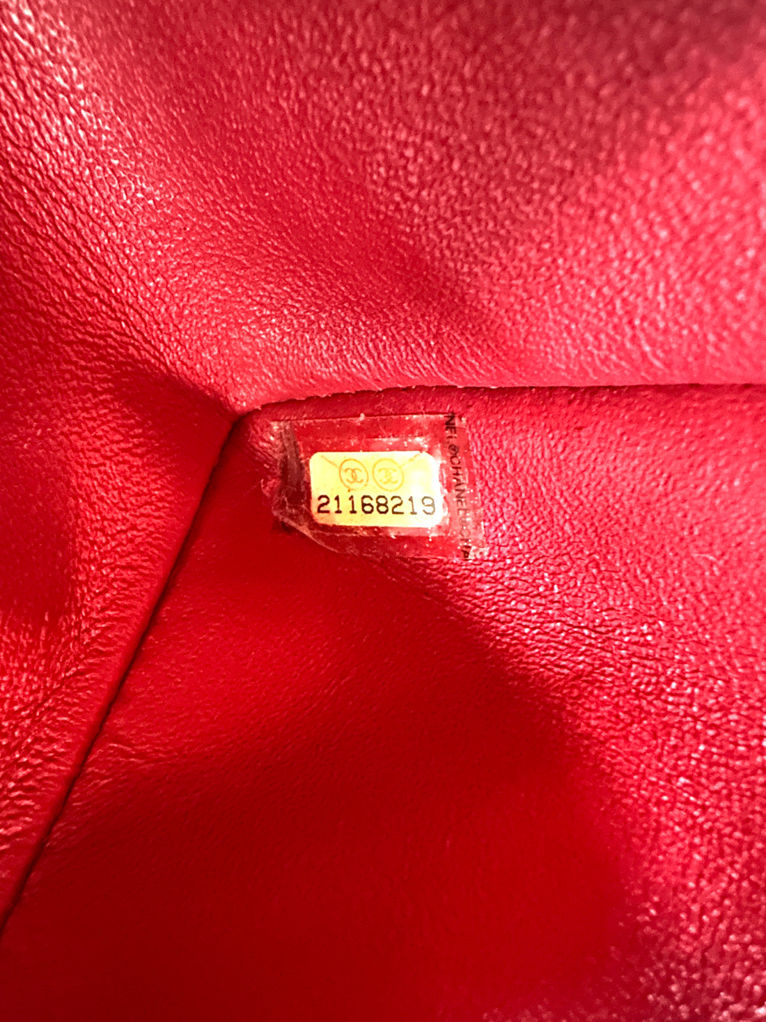 Chanel Classic Flap Red Chevron Quilted Leather Shoulder Bag With Gold Buckle(21***19) CC1859
