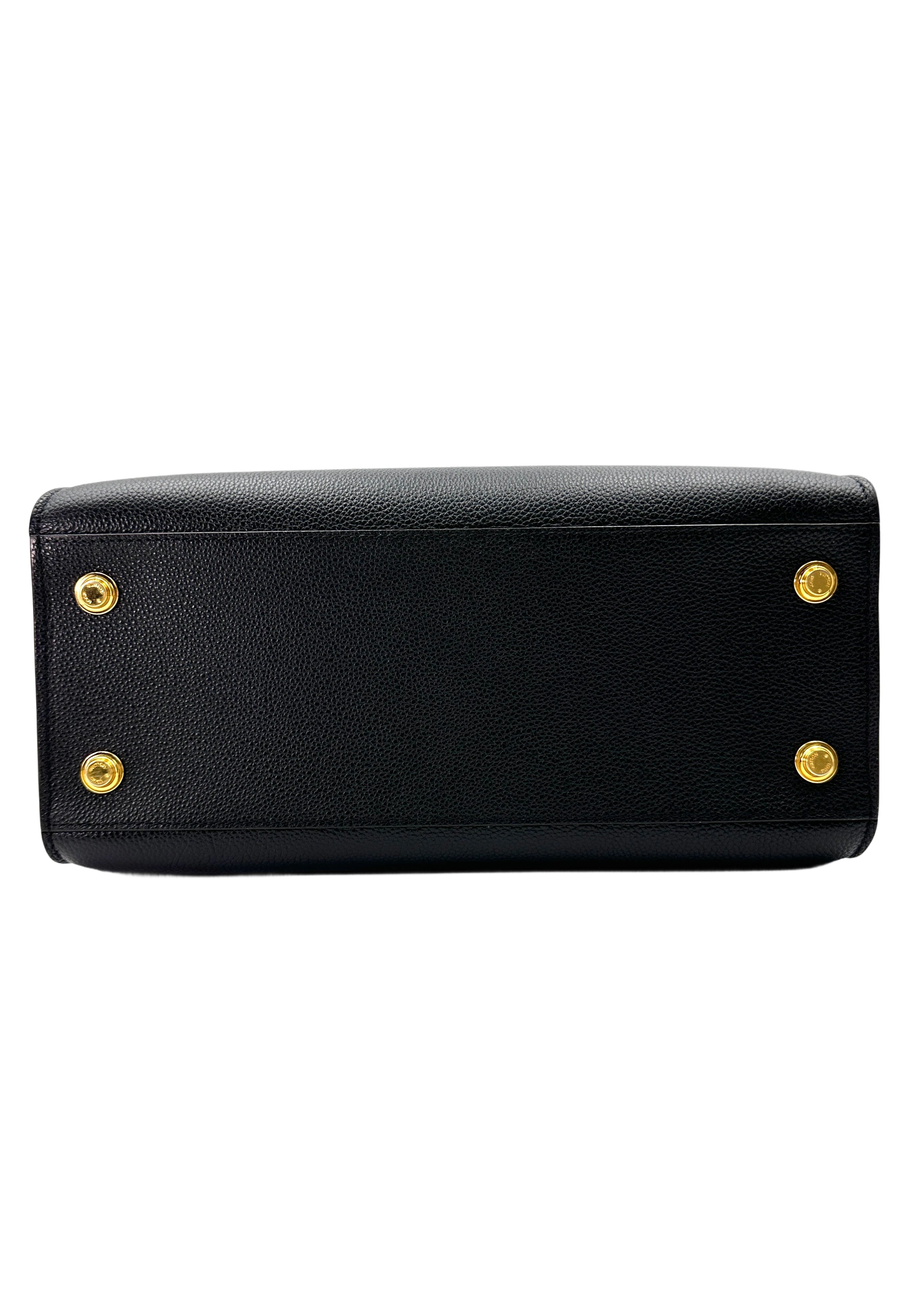Louis Vuitton City Steamer Black Grained Leather Python Handle Bag LV2560