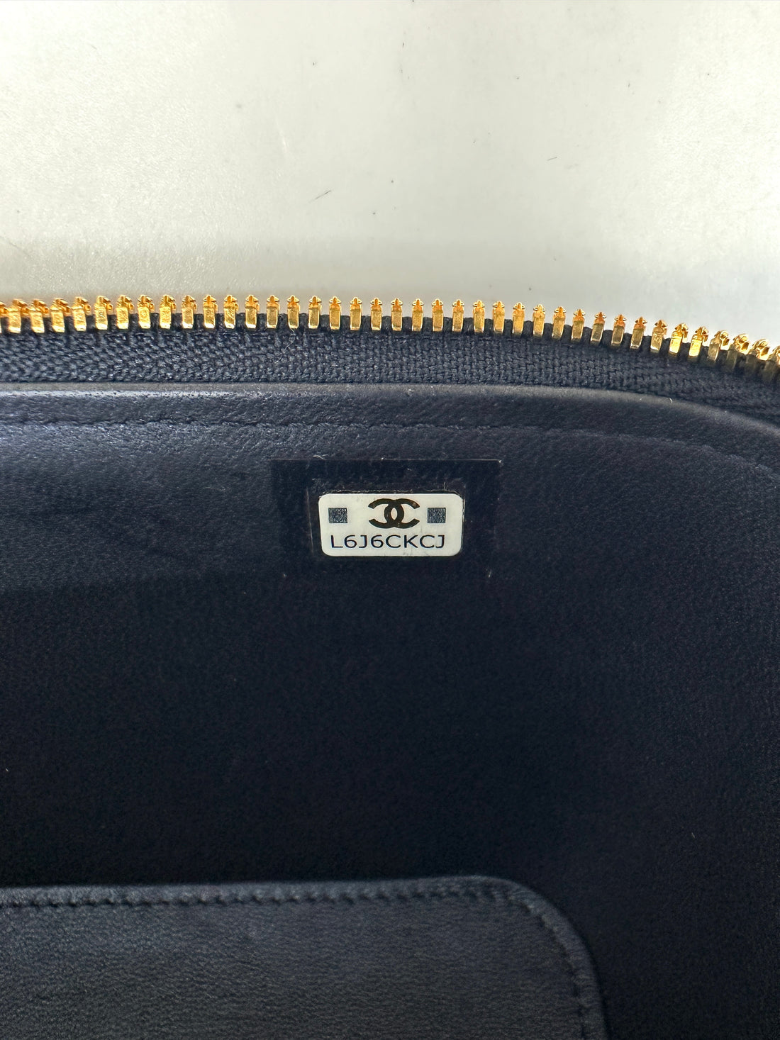 Chanel Navy Quilted Lambskin Top Handle Vanity Case(L6***CJ) CC1863