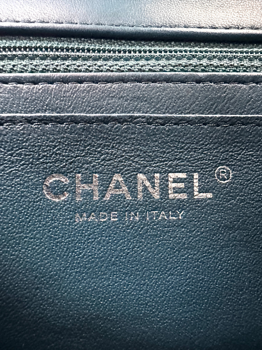 Chanel Classic Flap Turquoise Quilted Leather Shoulder Bag With Silver Buckle(30***49) CC1862