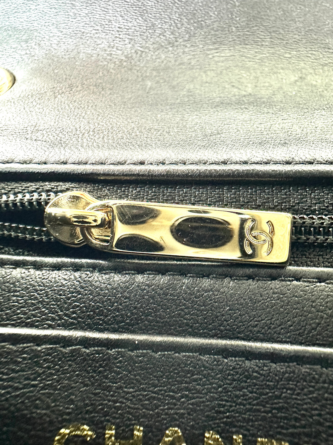 Chanel 23C Black Chocolate Bar Square Flap Bag With Dice Charms(T7***7G) IRIS200