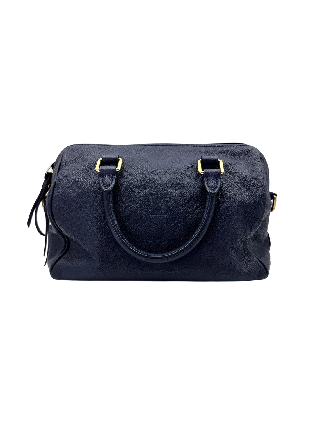Louis Vuitton Speedy25 Navy Monogram Empreinte Leather Handle Bag LV2553
