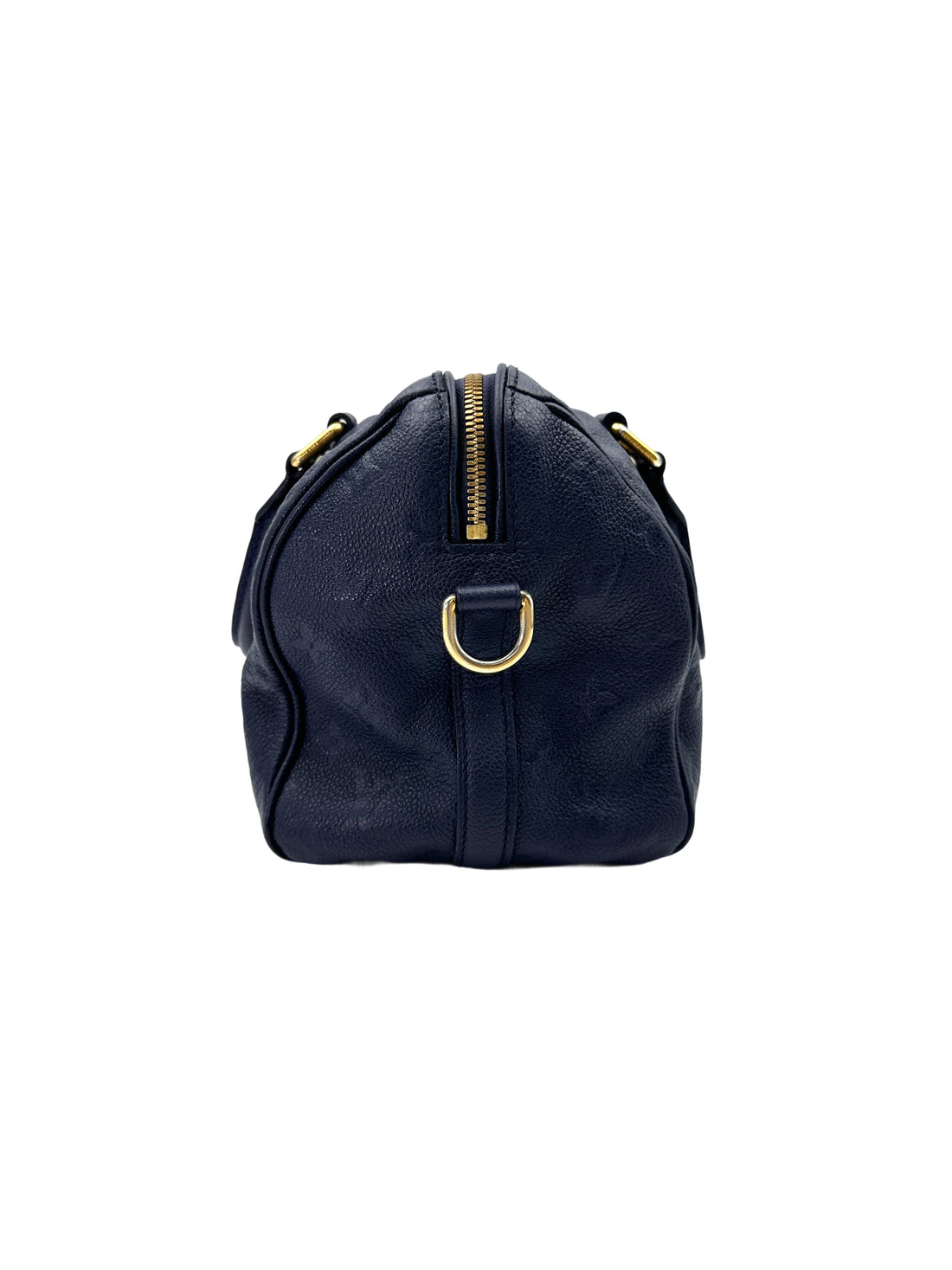 Louis Vuitton Speedy25 Navy Monogram Empreinte Leather Handle Bag LV2553