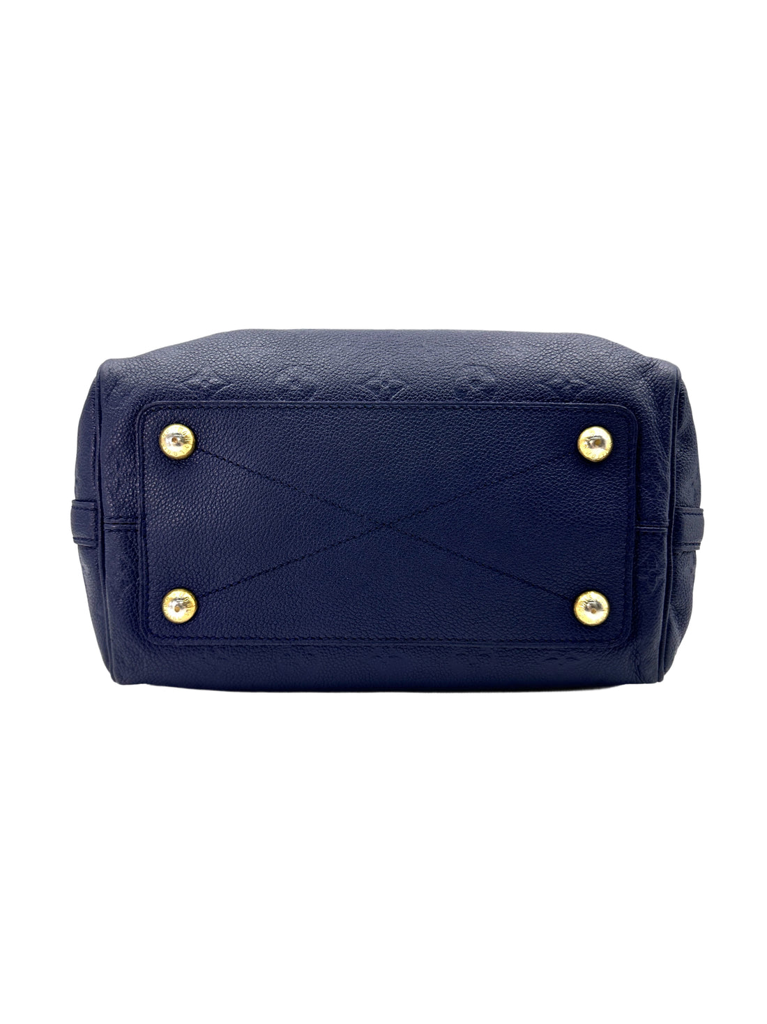 Louis Vuitton Speedy25 Navy Monogram Empreinte Leather Handle Bag LV2553