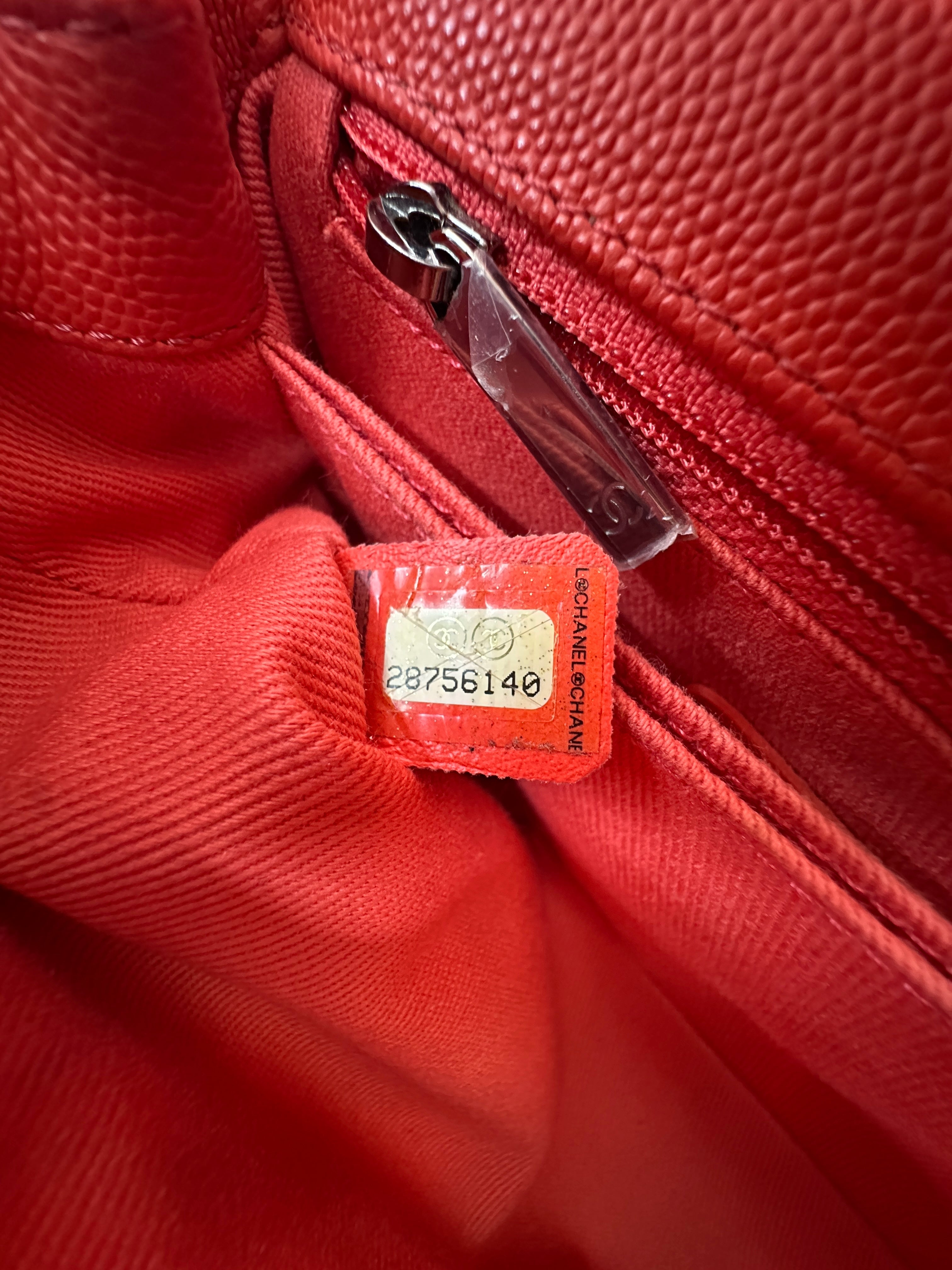 Chanel CoCo Handle Red Chevron Quilted Leather Handle Bag With Silver Buckle(28***40) IRIS203