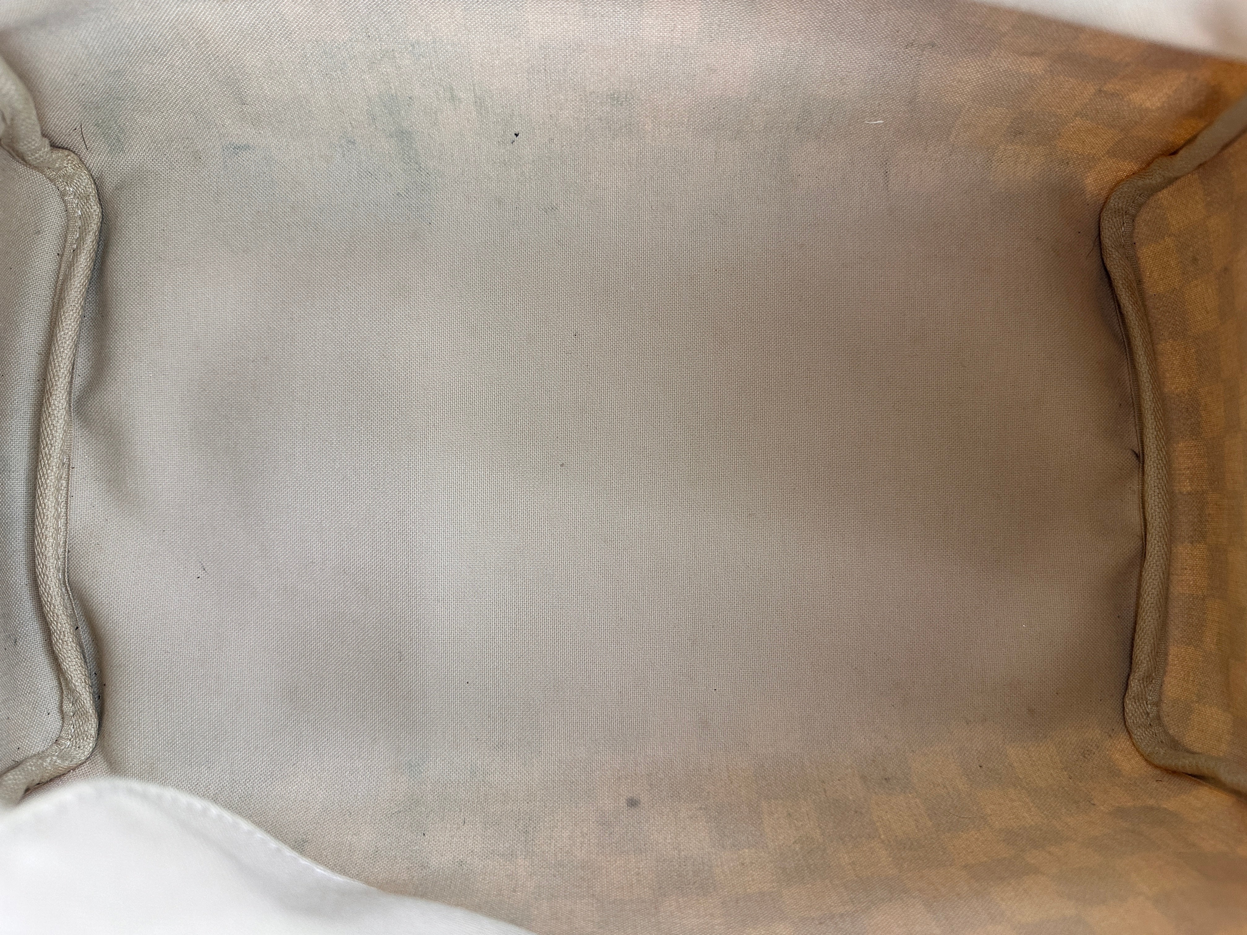 Louis Vuitton Speedy35 Damier Azur White Checkered Handle Bag LV2558