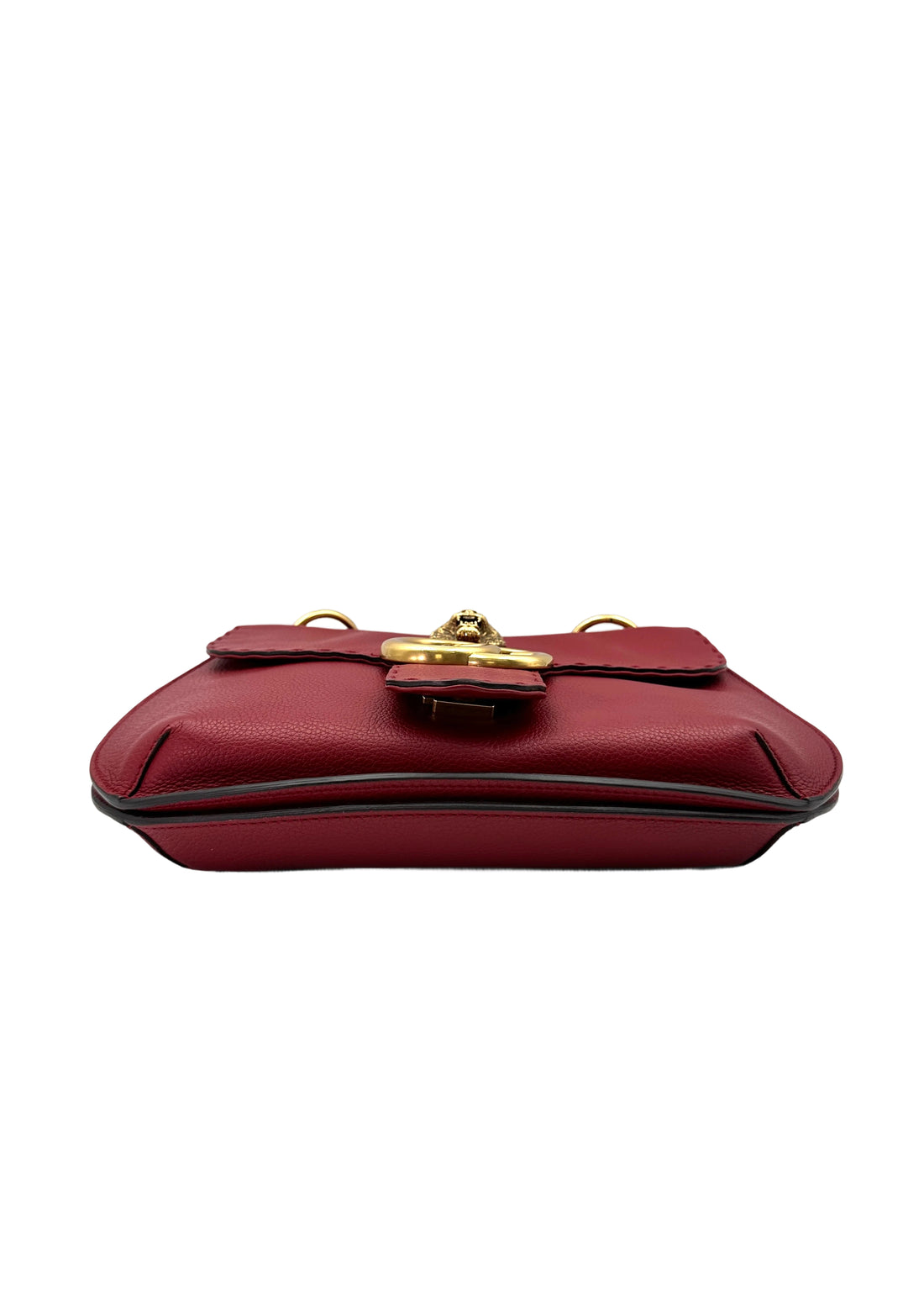 Gucci GG Marmont Animalier Tiger Handle Red Leather Shoulder Bag GG903