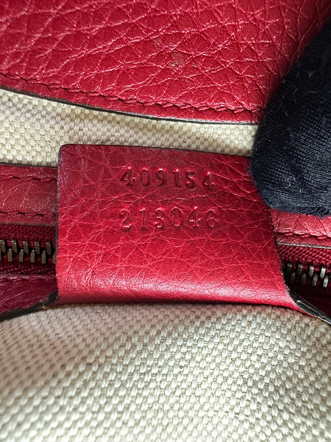 Gucci GG Marmont Animalier Tiger Handle Red Leather Shoulder Bag GG903