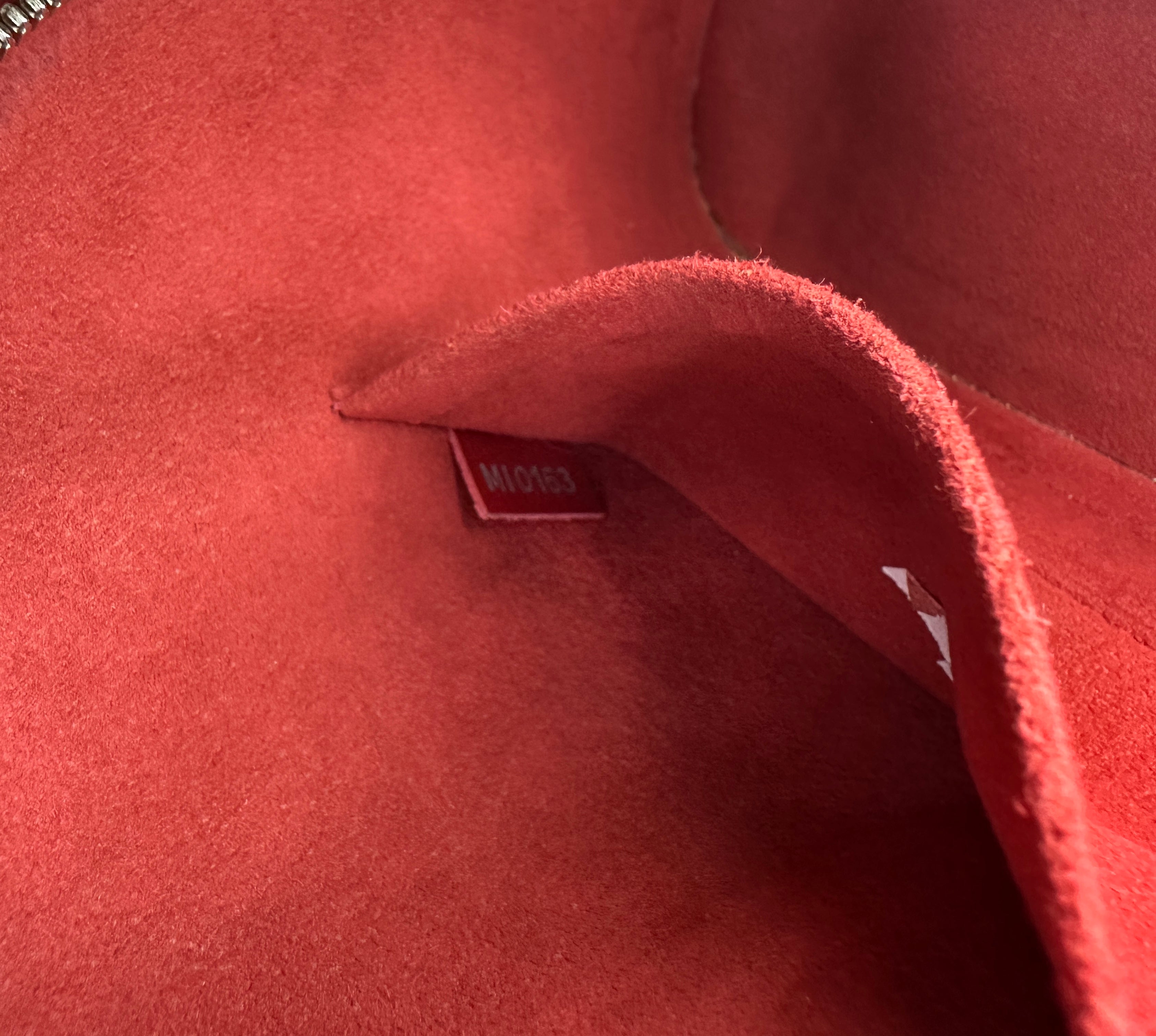 Louis Vuitton Alma BB Red Monogram Epi Leather Handle Bag LV2565