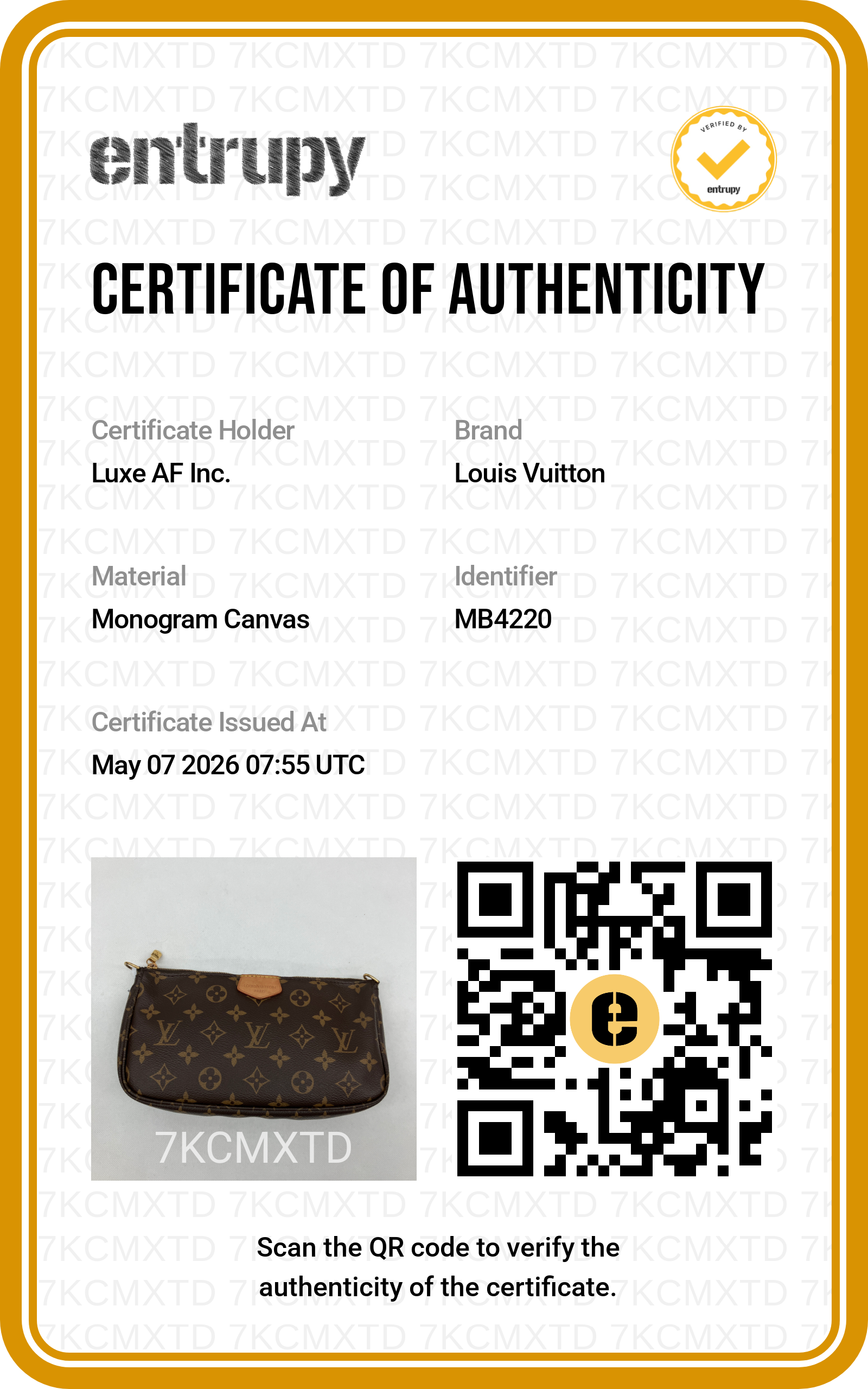 Louis Vuitton Monogram Canvas Multi Pochette Accessoires LV2564