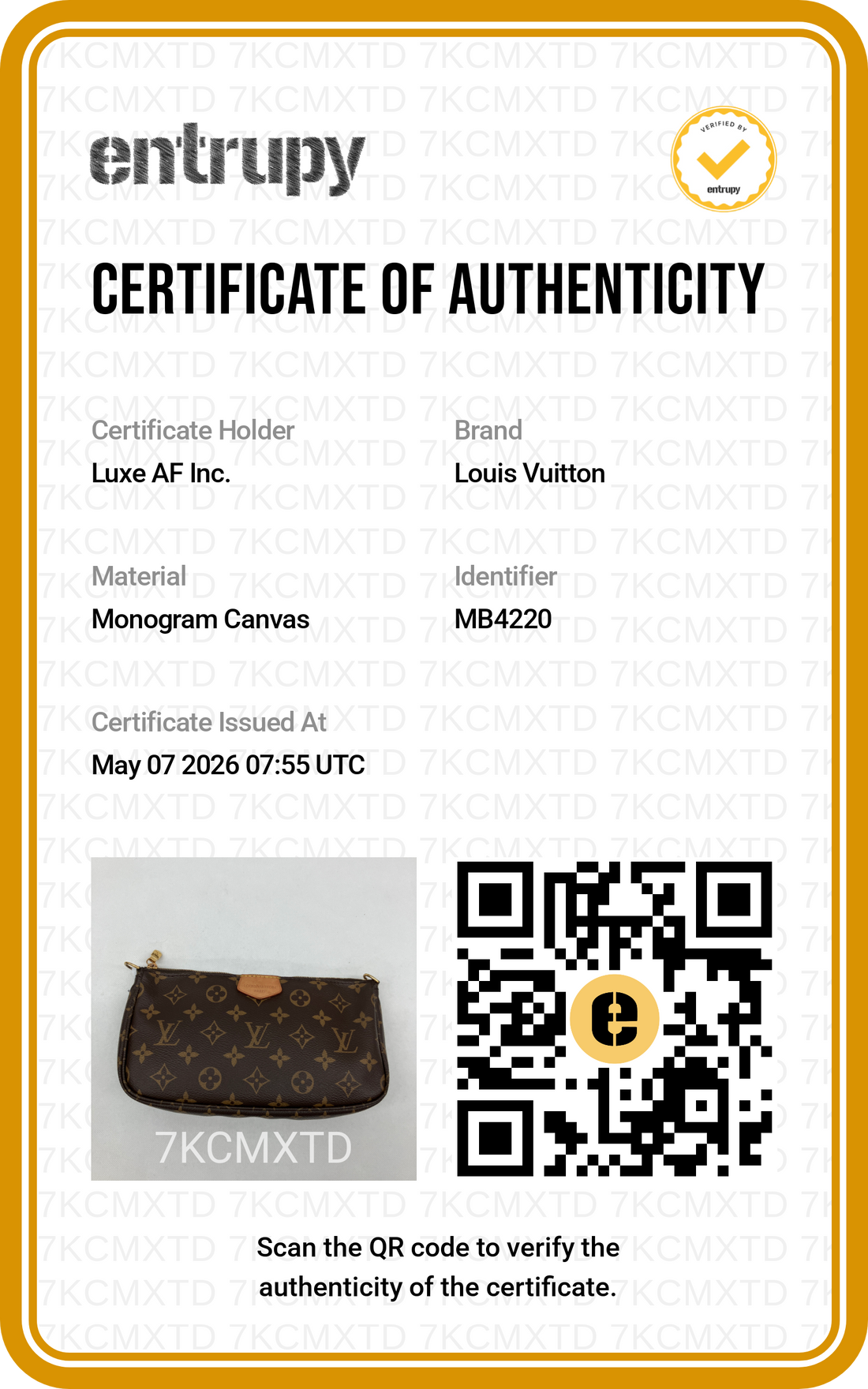 Louis Vuitton Monogram Canvas Multi Pochette Accessoires LV2564