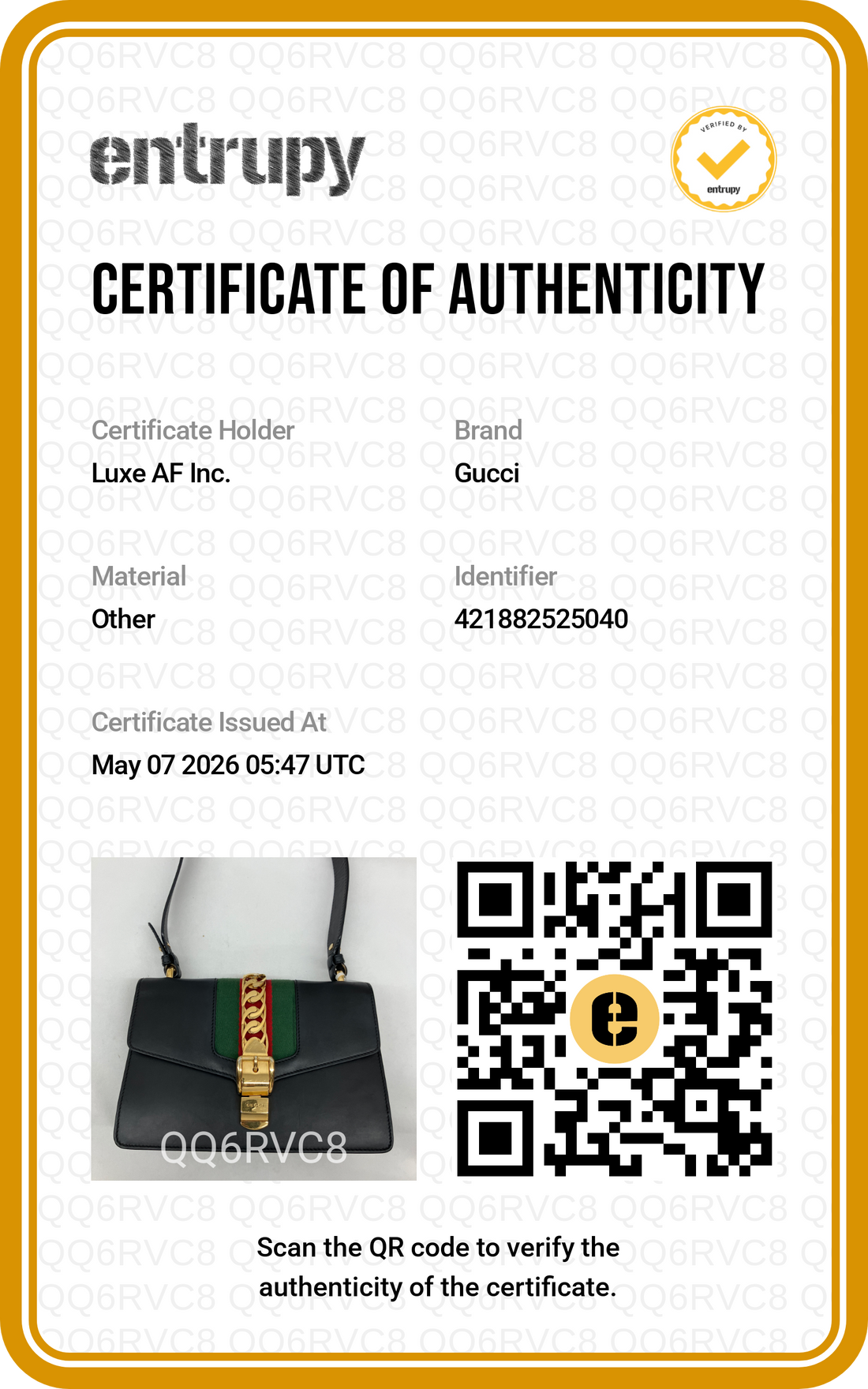 Gucci Sylvie Black Leather Medium Size Shoulder Bag GG901