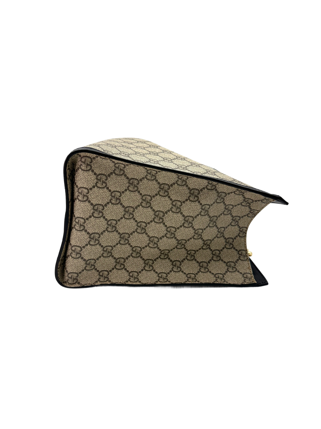 Gucci Padlock GG Supreme Shoulder Bag With Black Trim GG904