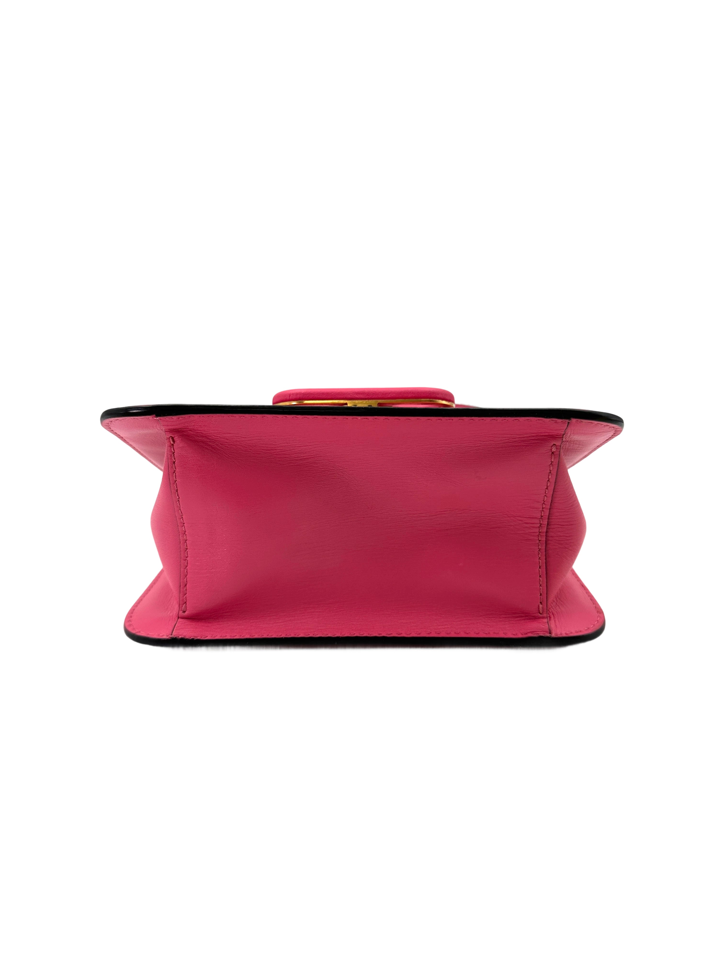 Valentino Garavani VSling Pink Leather Shoulder Bag VT28