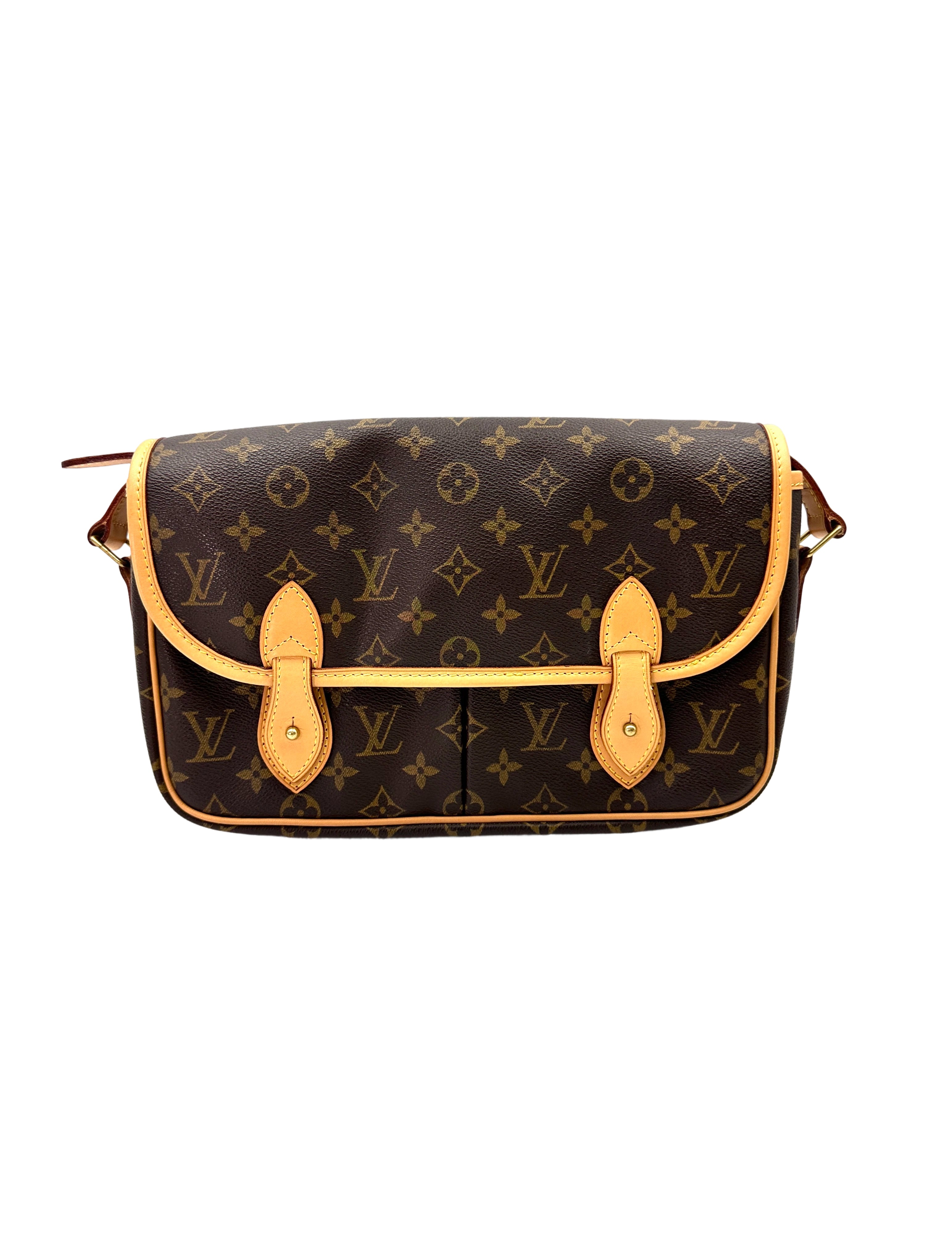 Louis Vuitton Sac Gibeciere Monogram Canvas Shoulder Bag LV2600