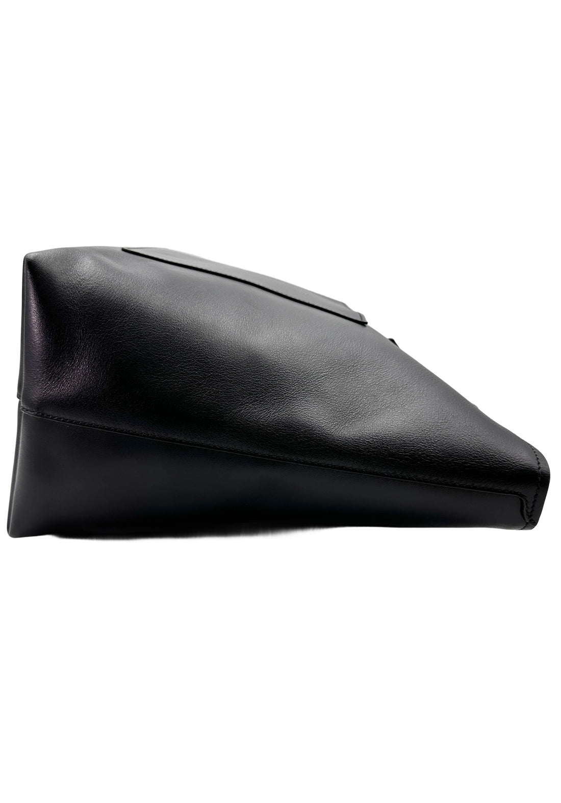 Prada Black Leather Shopping Tote Handle Bag IRIS204