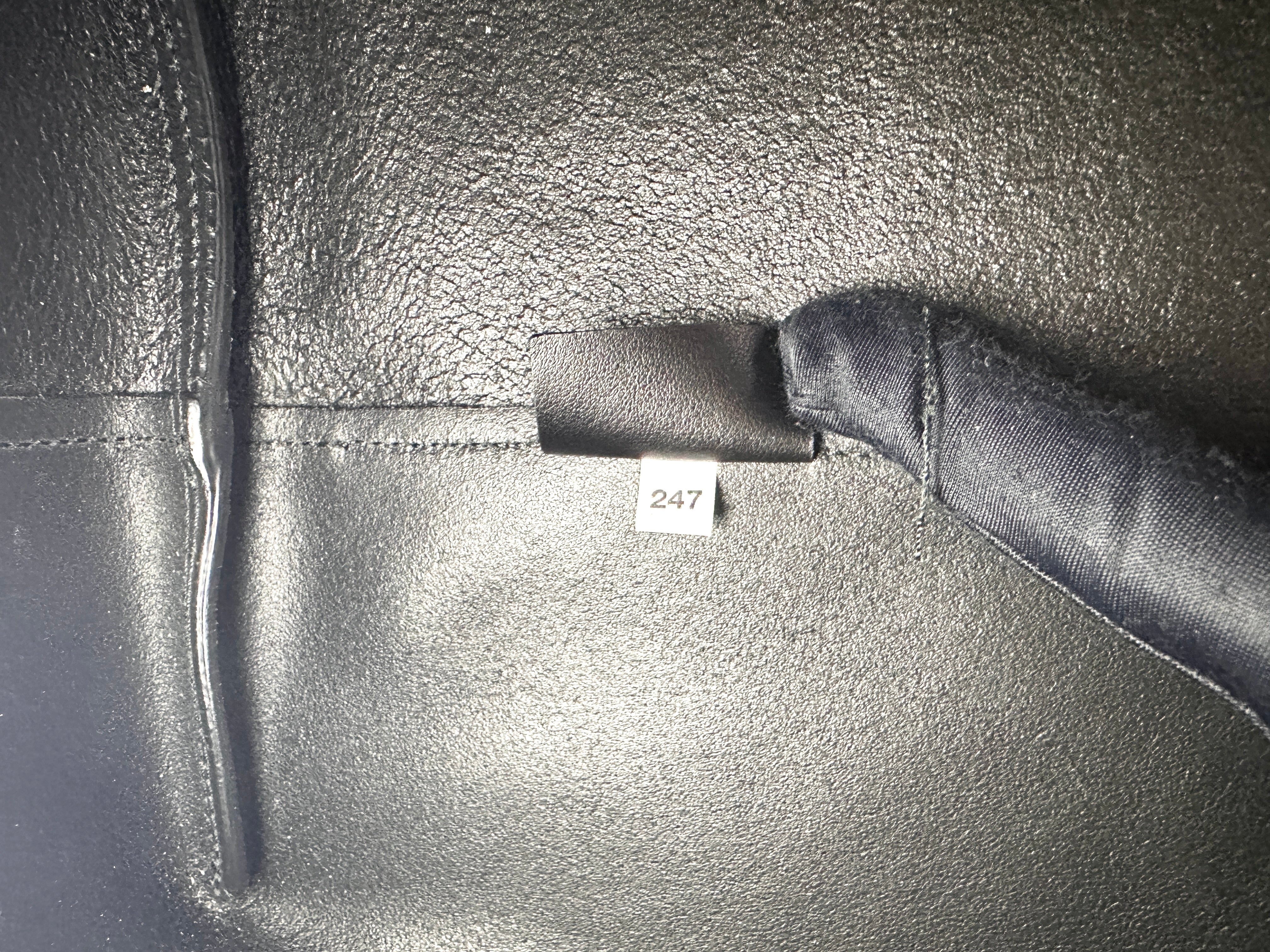 Prada Black Leather Shopping Tote Handle Bag IRIS204