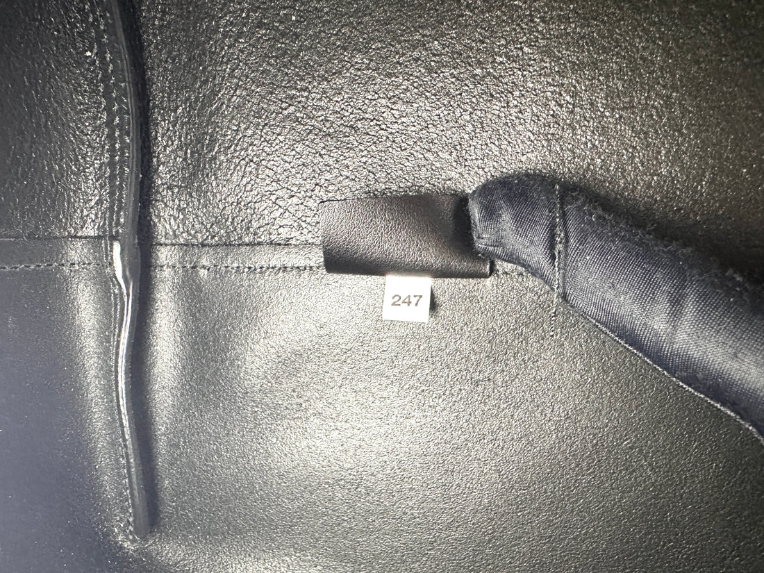 Prada Black Leather Shopping Tote Handle Bag IRIS204
