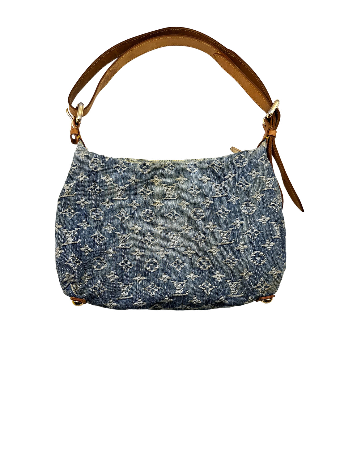 Louis Vuitton Blue Monogram Denim Blue Baggy Shoulder Bag LV2572