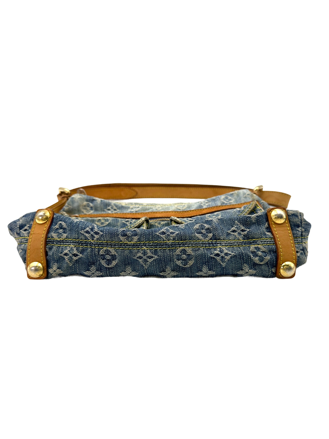 Louis Vuitton Blue Monogram Denim Blue Baggy Shoulder Bag LV2572