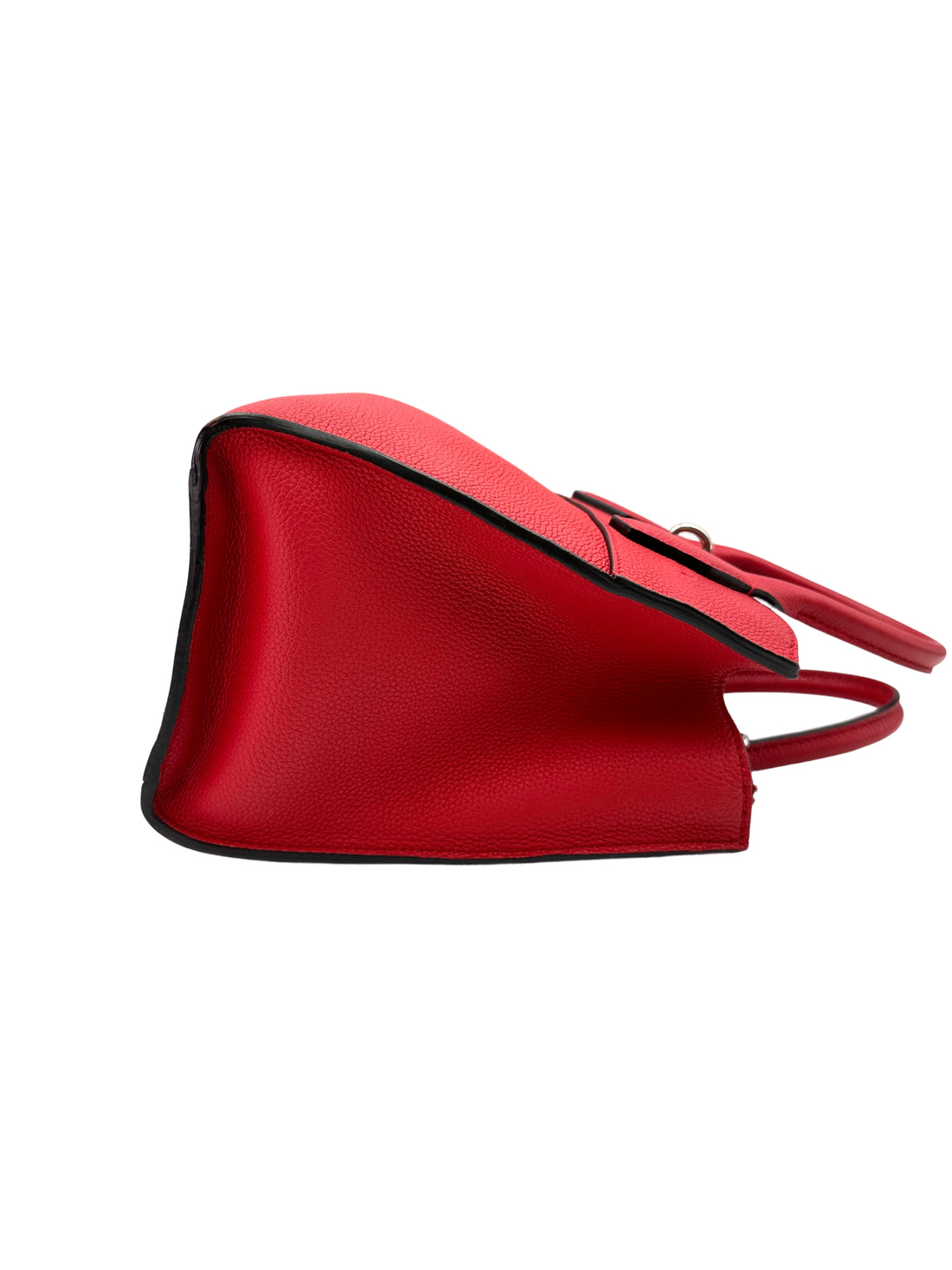 Louis Vuitton City Steamer Red Grained Leather Handle Bag LV2577