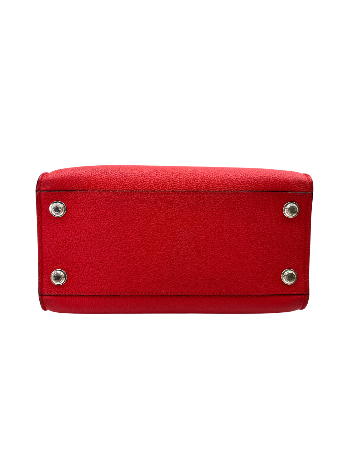 Louis Vuitton City Steamer Red Grained Leather Handle Bag LV2577