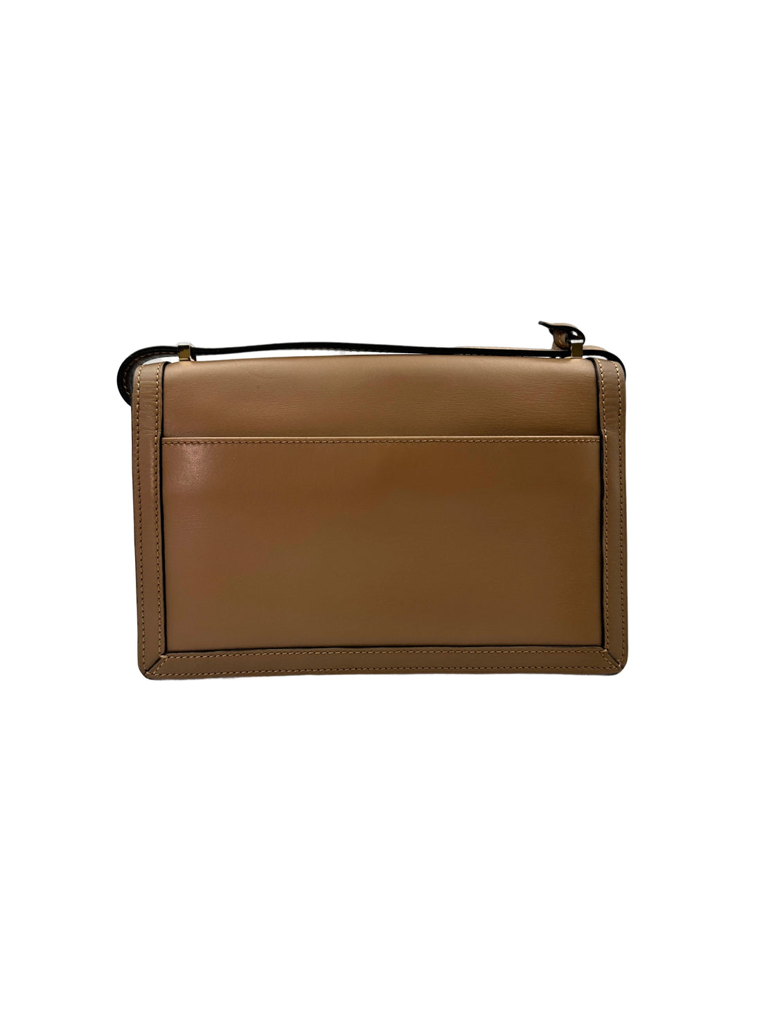 Loewe Barcelona Beige Leather Flap Bag LW87
