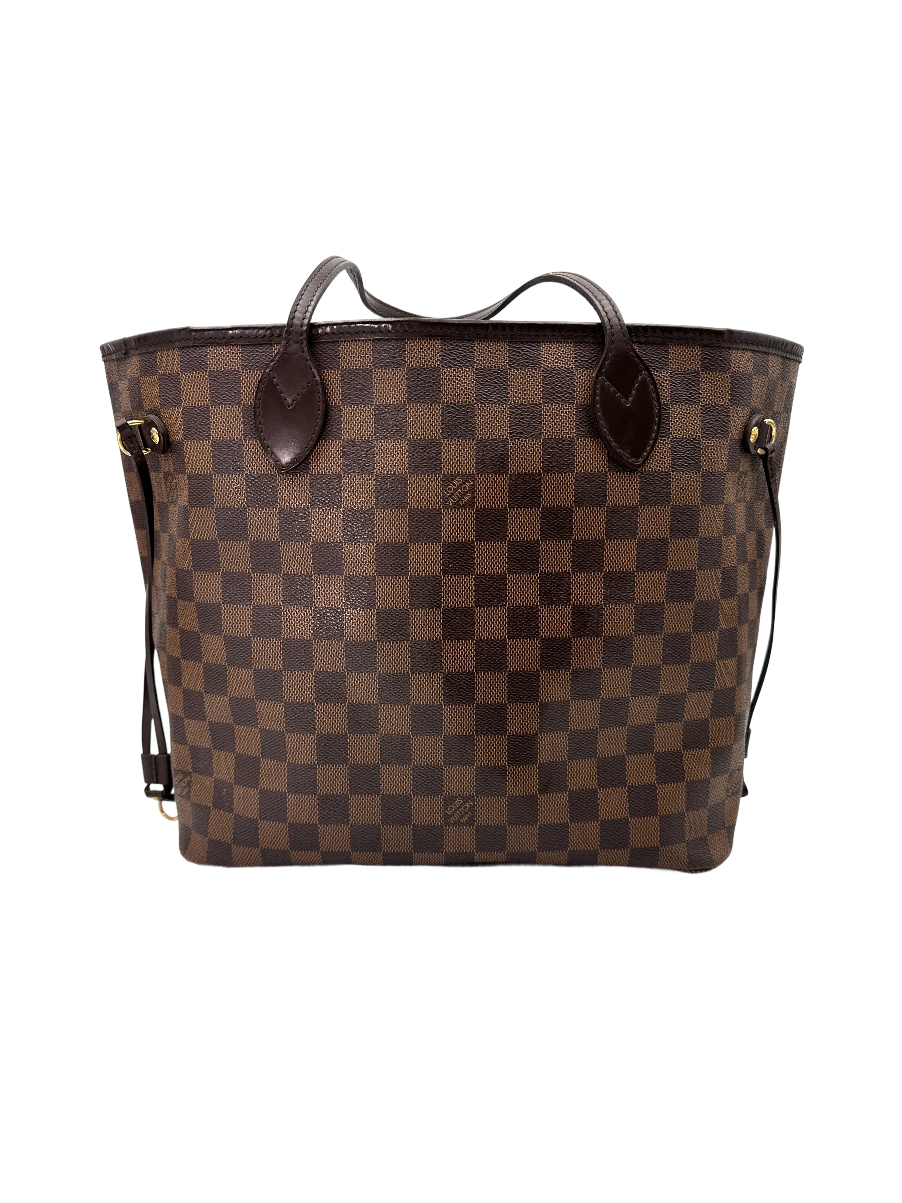 Louis Vuitton Neverfull MM Damier Ebene Tote Handle Bag LV2579