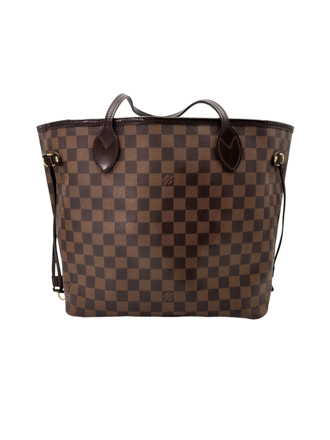 Louis Vuitton Neverfull MM Damier Ebene Tote Handle Bag LV2579