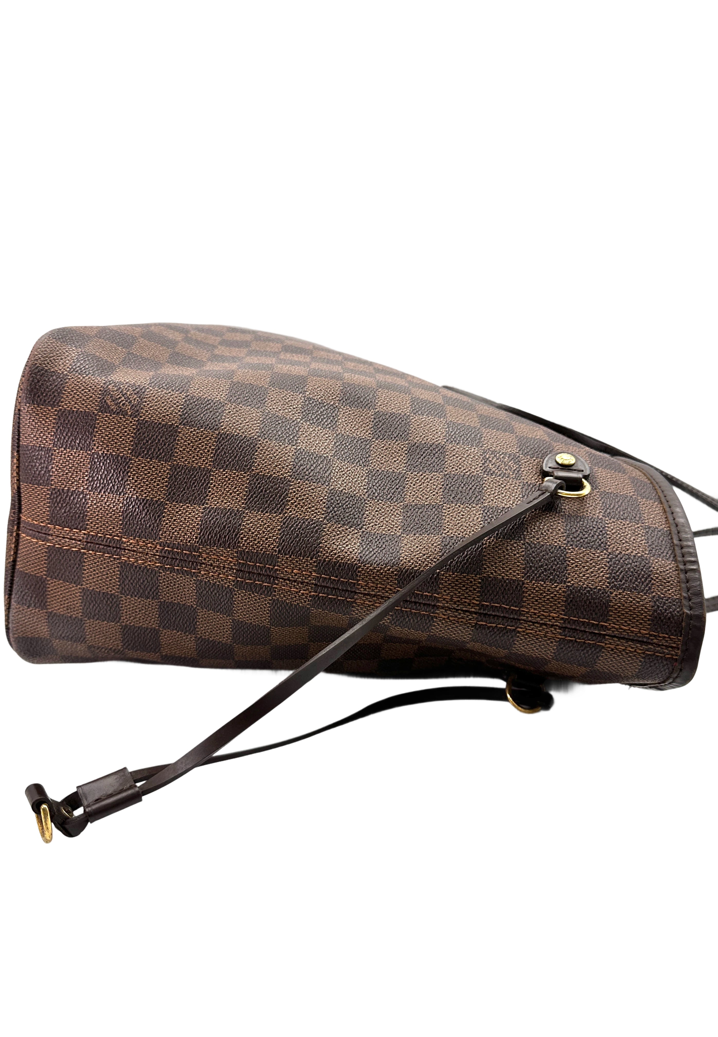 Louis Vuitton Neverfull MM Damier Ebene Tote Handle Bag LV2579