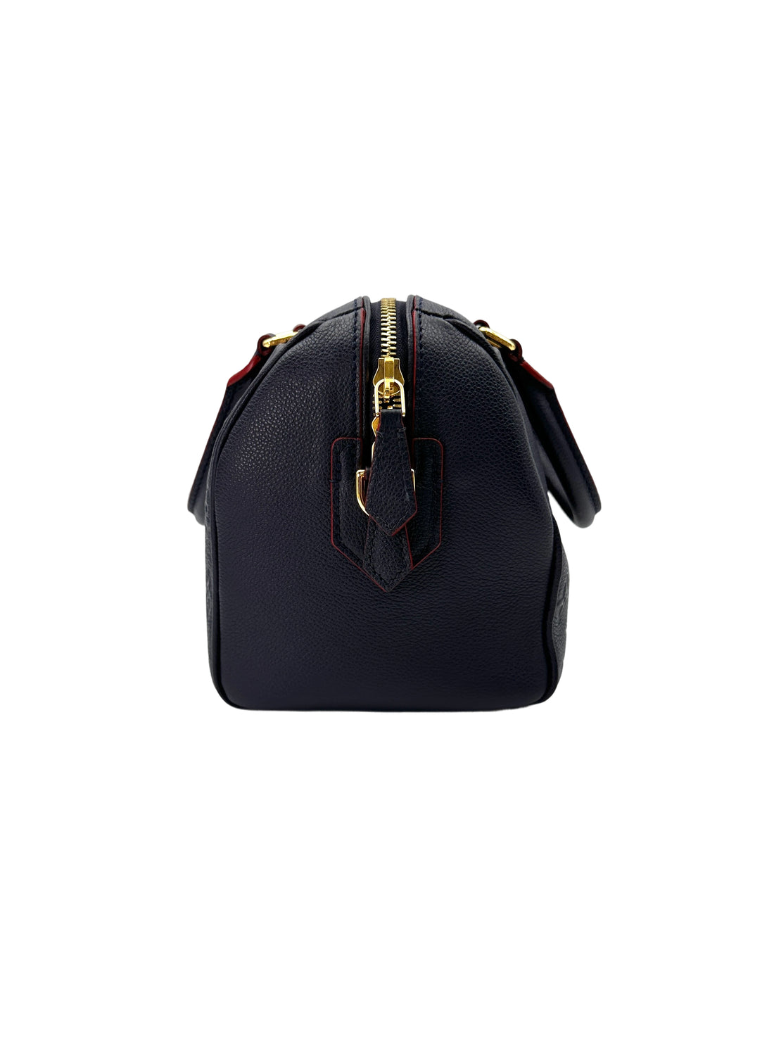 Louis Vuitton Speedy25 Navy Monogram Empreinte Leather Handle Bag LV2580