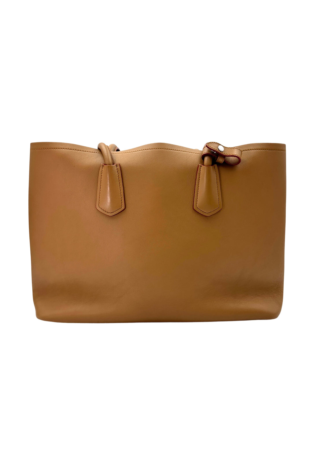 Prada Galleria Brown Saffiano Leather Handle Bag IRIS207