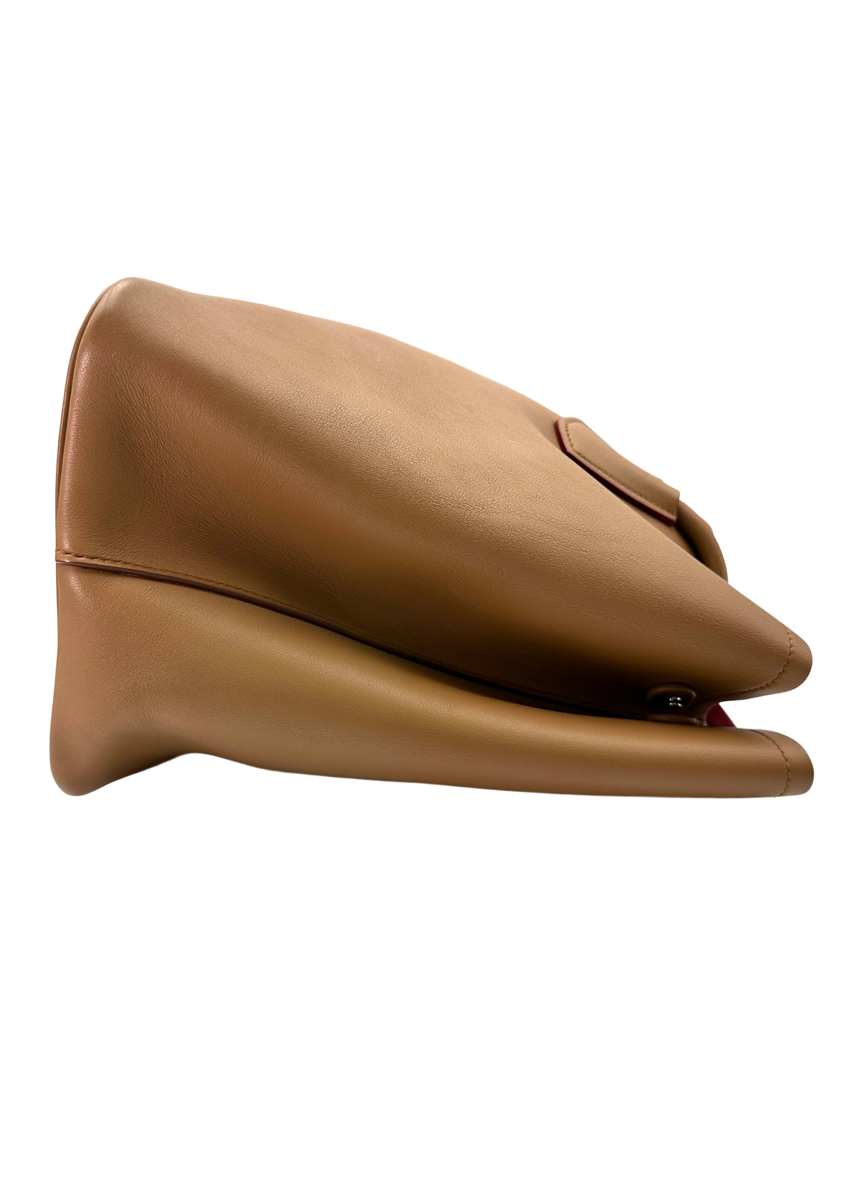 Prada Galleria Brown Saffiano Leather Handle Bag IRIS207