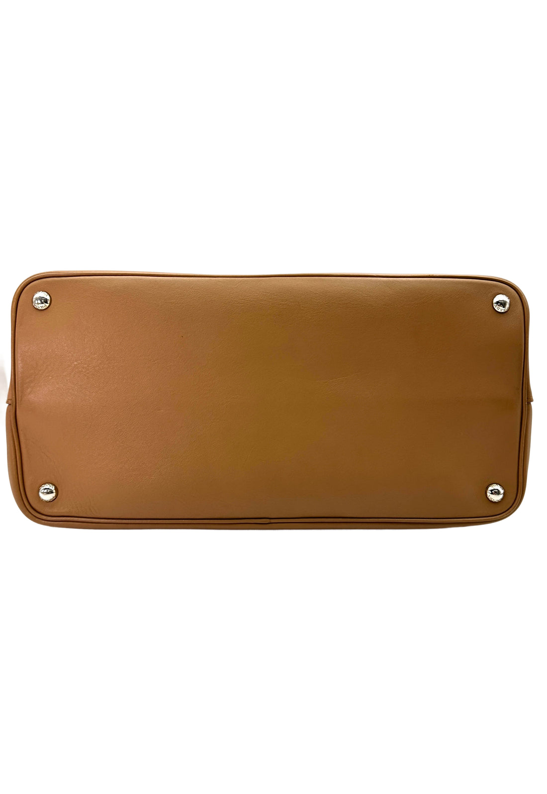 Prada Galleria Brown Saffiano Leather Handle Bag IRIS207