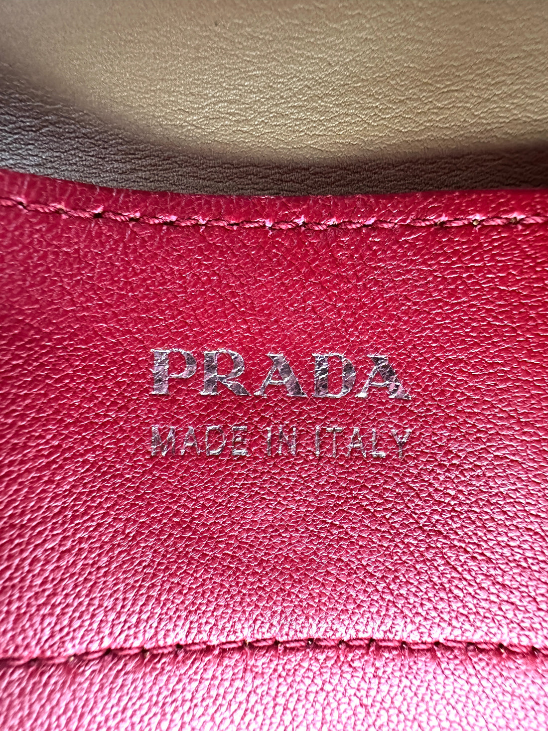 Prada Galleria Brown Saffiano Leather Handle Bag IRIS207