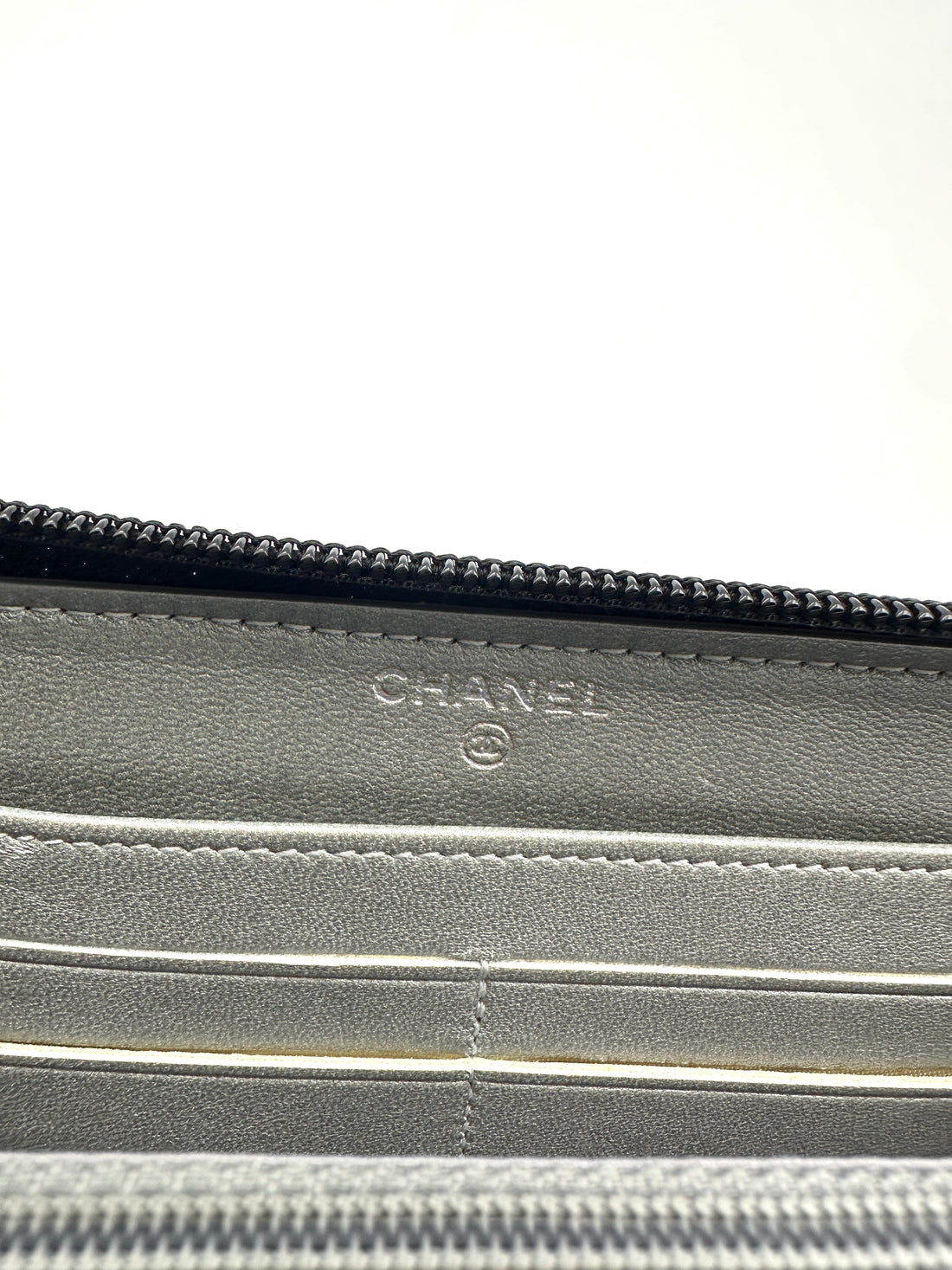 Chanel Camellia Embossed Black Leather Flap Long Wallet(17***72) CC1872