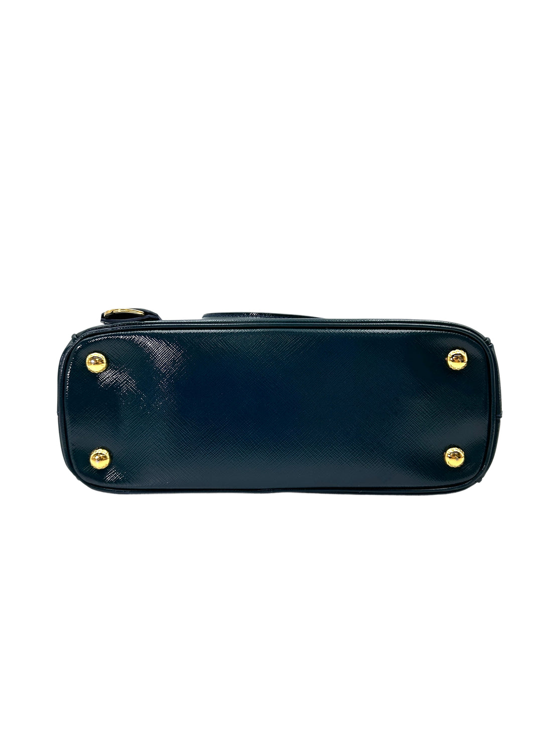 Prada Galleria Dark Green Saffiano Leather Handle Bag PR304