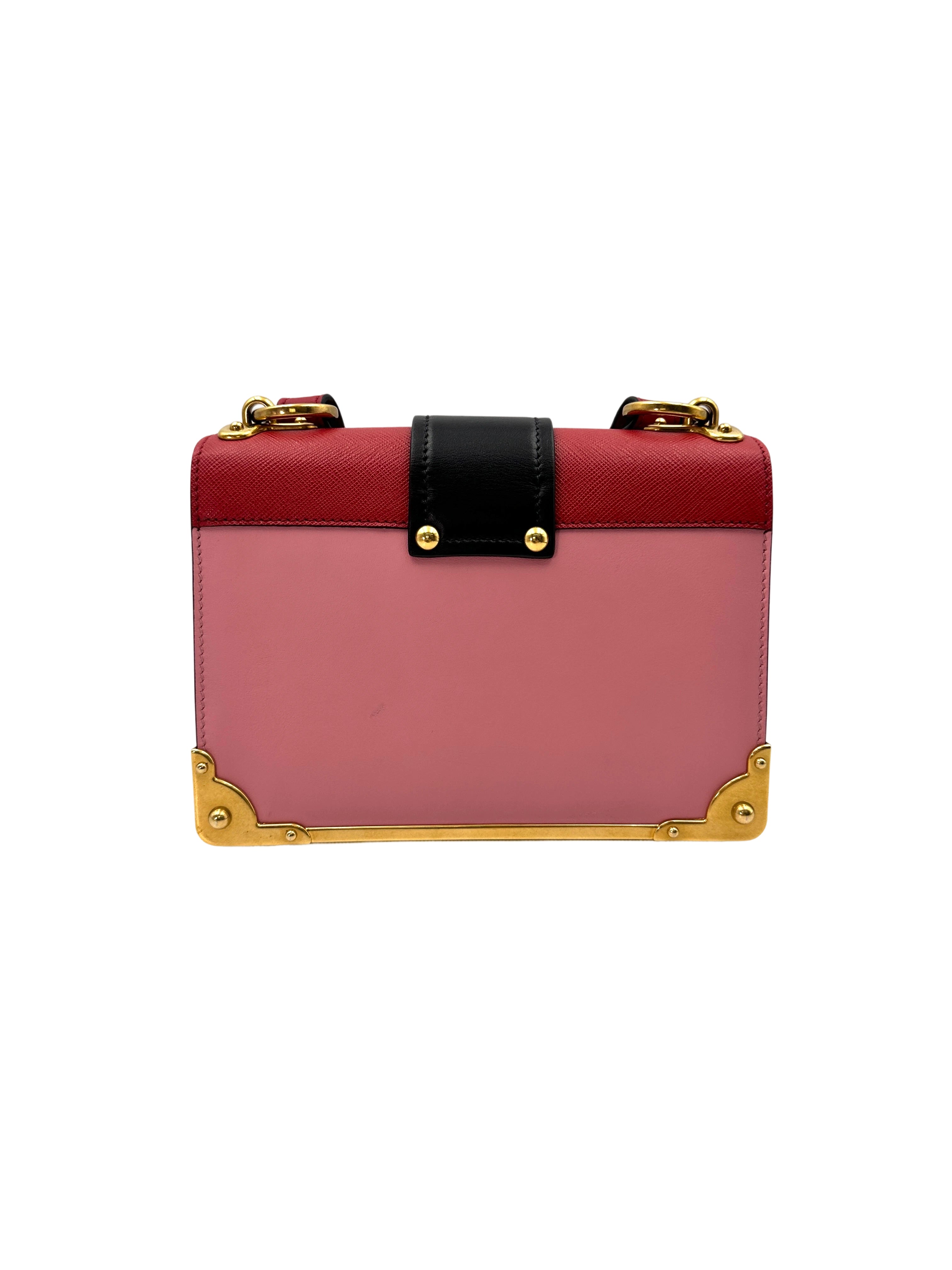 Prada Cahier Astrology Embellished Pink Leather Small Size Shoulder Bag PR306