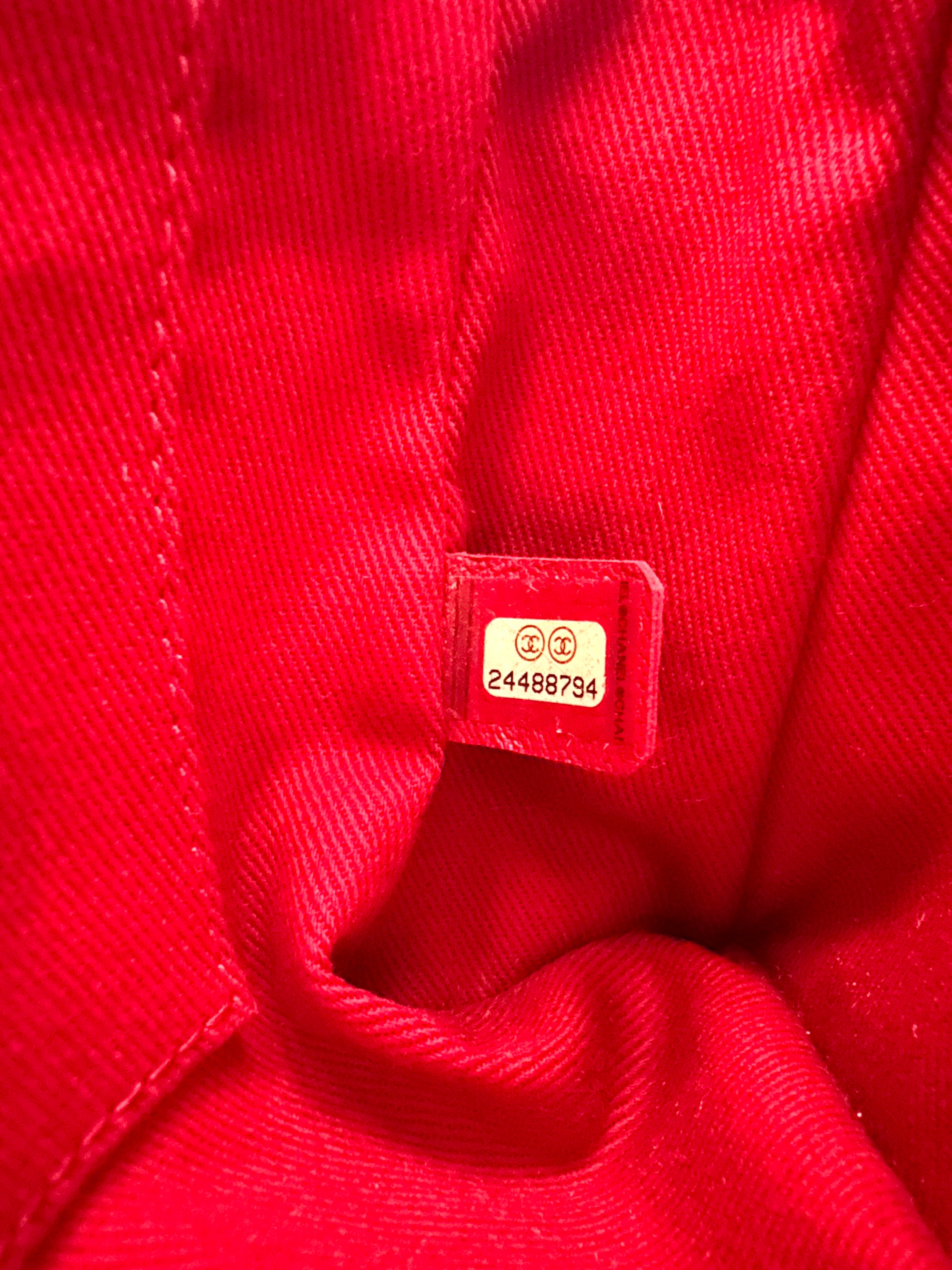 Chanel CoCo Handle Red Chevron Quilted Leather Handle Bag With Gold Buckle(24***94) CC1871