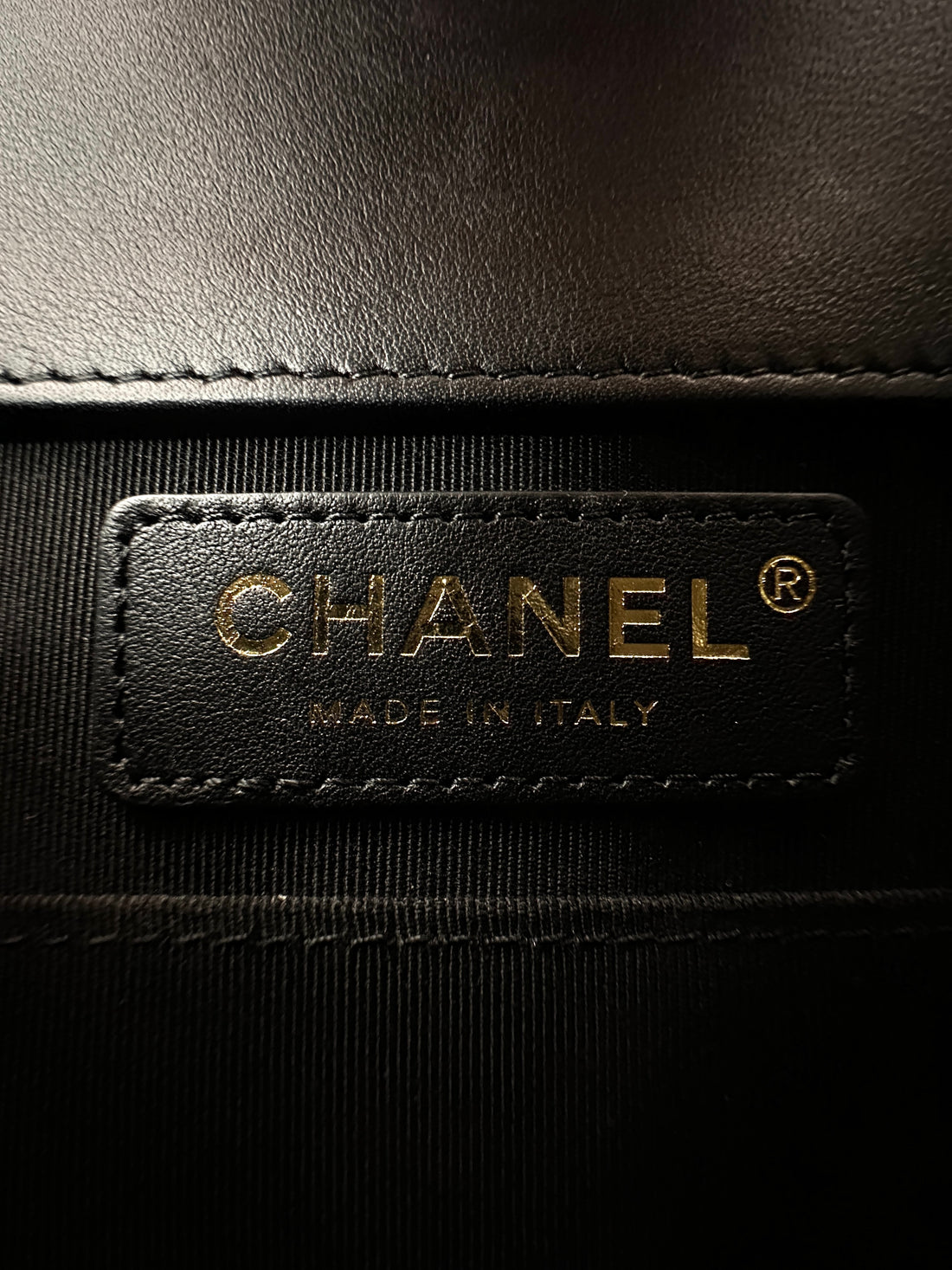 Chanel North South LeBoy Black Chevron Quilted Leather Shoulder Bag With Gold Buckle(29***98) CC1873