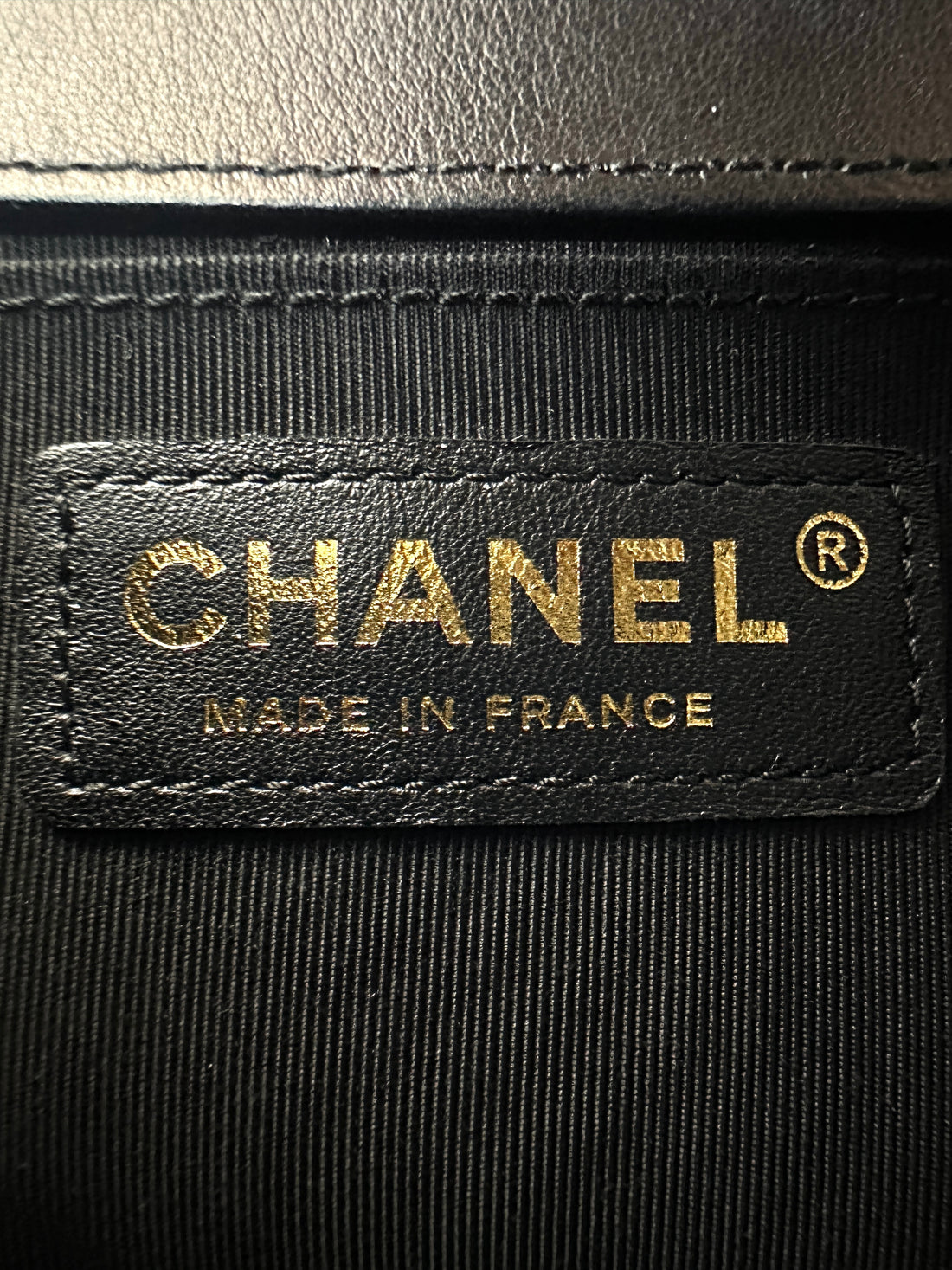 Chanel LeBoy Black Chevron Quilted Smooth Calfskin Small Size Flap Bag With Gold Buckle(26***67) CC1874