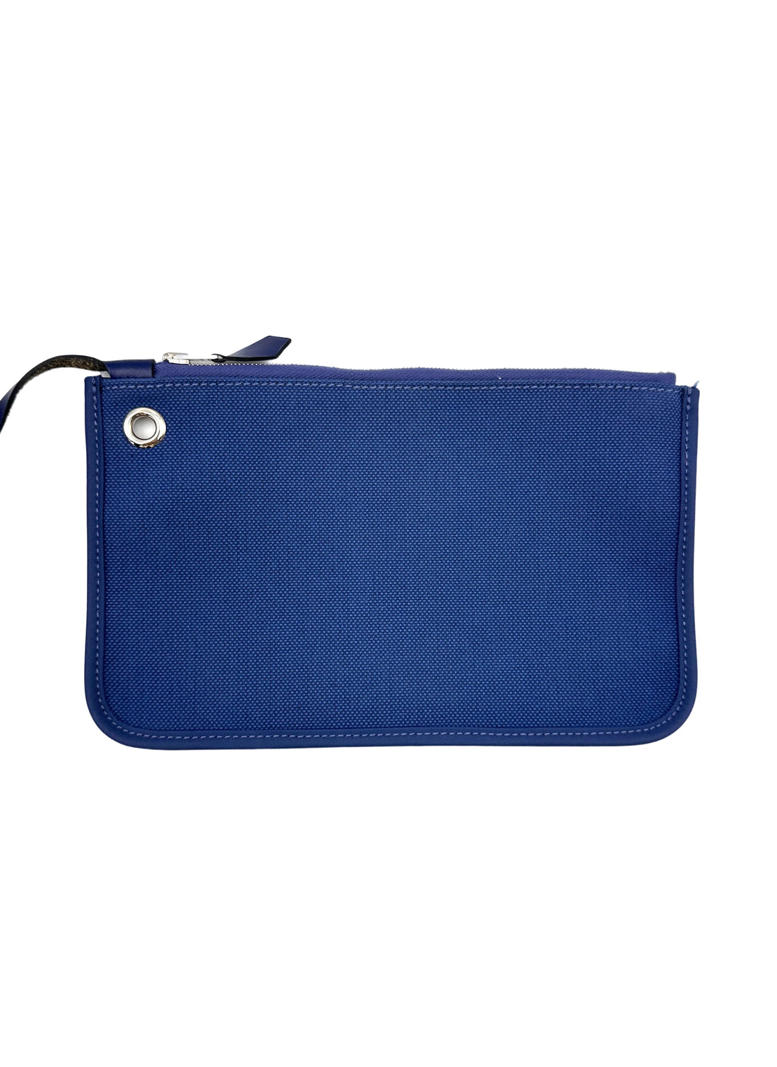 Hermes Herbag Zip 31 Navy Toile Canvas Handle Bag HR105