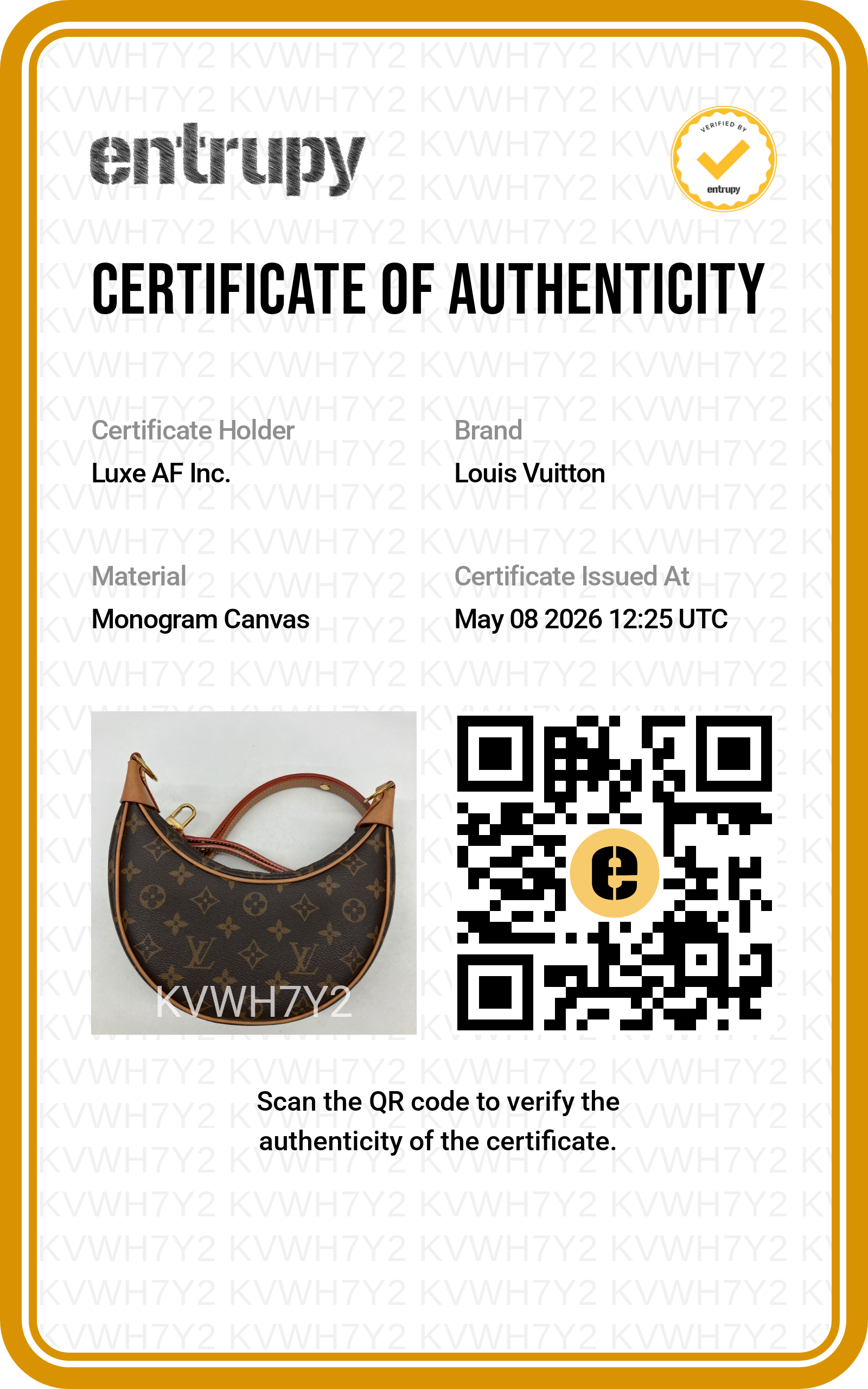 Louis Vuitton Loop Monogram Canvas Shoulder Bag LV2583