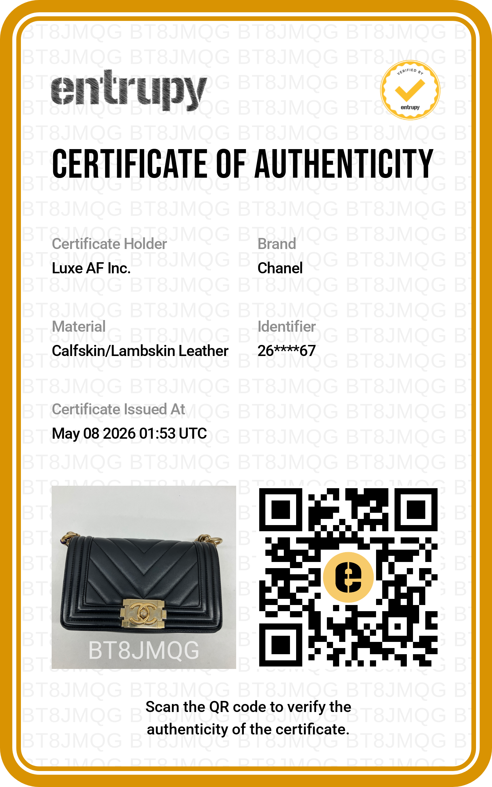 Chanel LeBoy Black Chevron Quilted Smooth Calfskin Small Size Flap Bag With Gold Buckle(26***67) CC1874